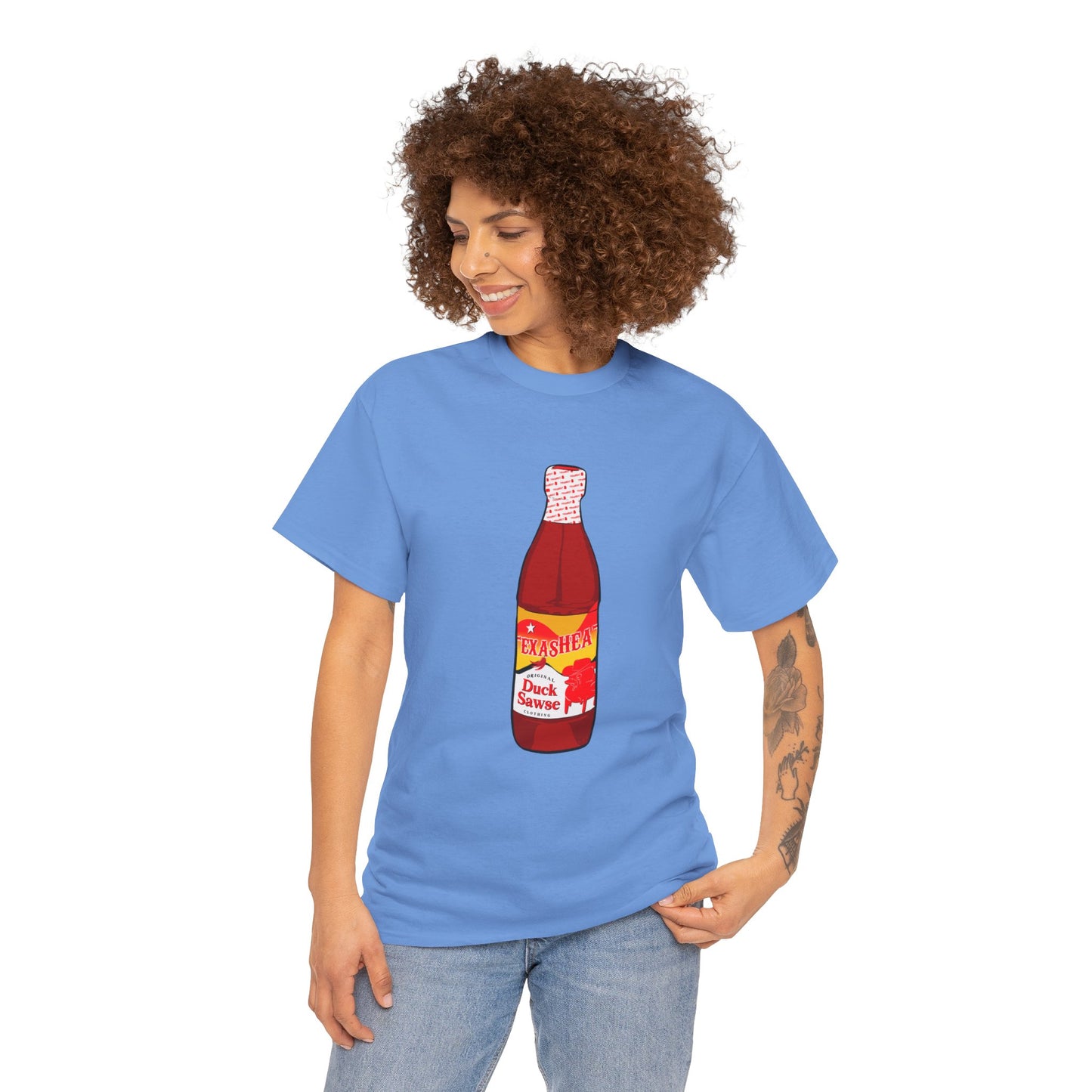 Texas Heat Hot Sauce 100% Cotton Duck Sawse Tee