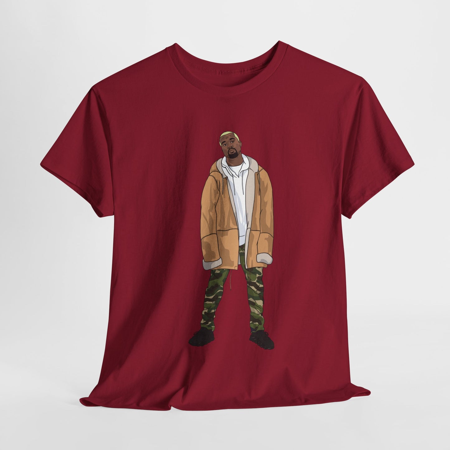 Blonde Ye 450 Cloud Black Tee Heavy Cotton