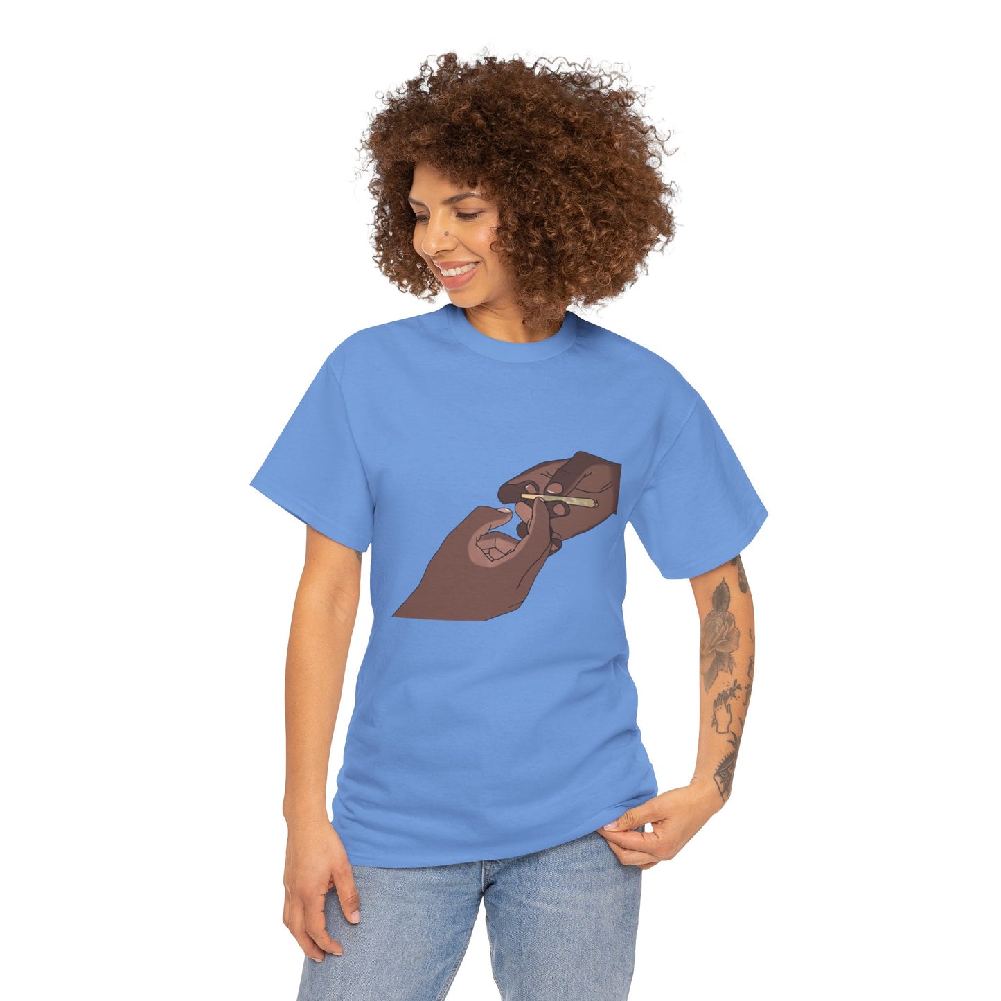 “Bros Get High” 100% Cotton Pass Dat Doobie Tee