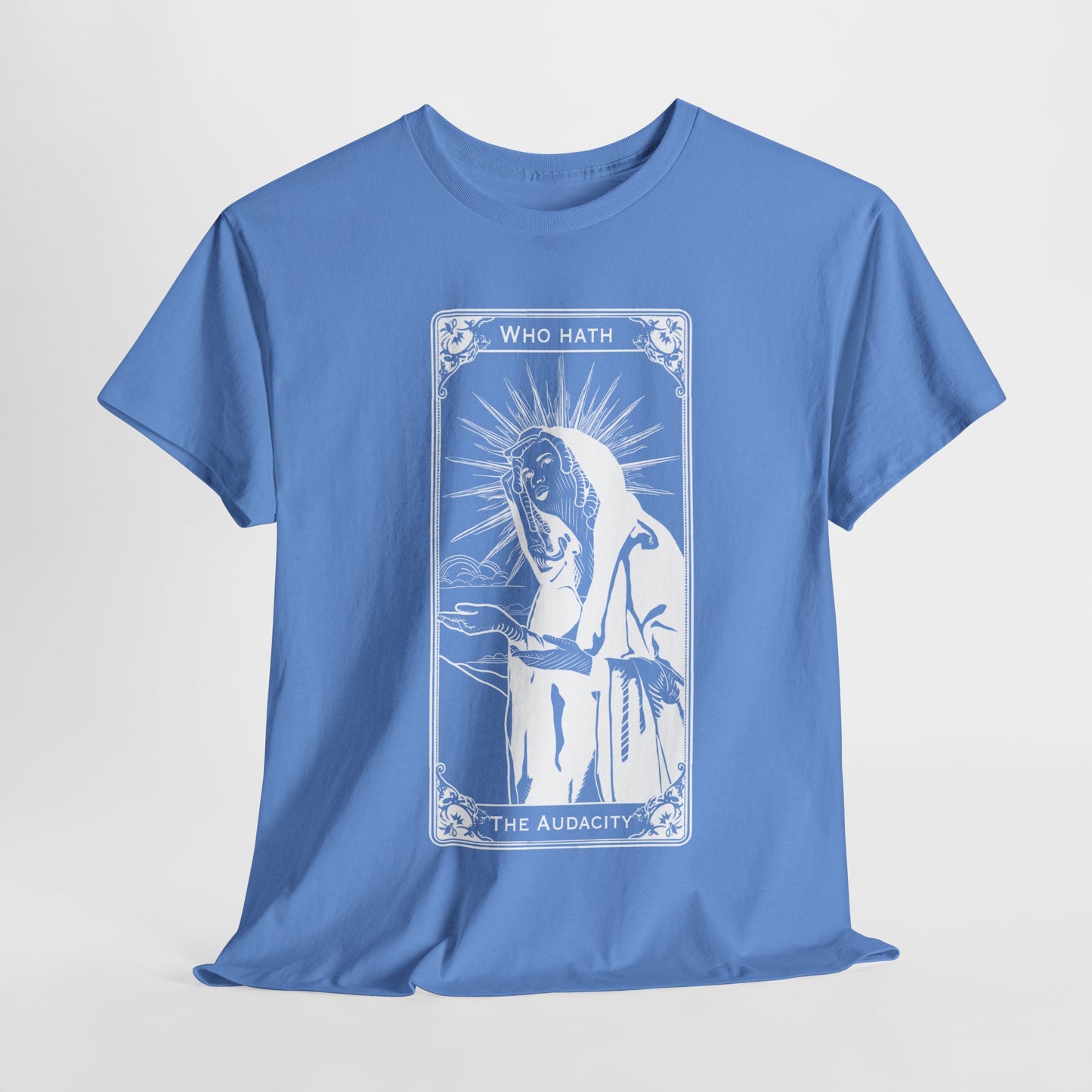 The Audacity Tarot Card 100% Cotton Tee x WHT