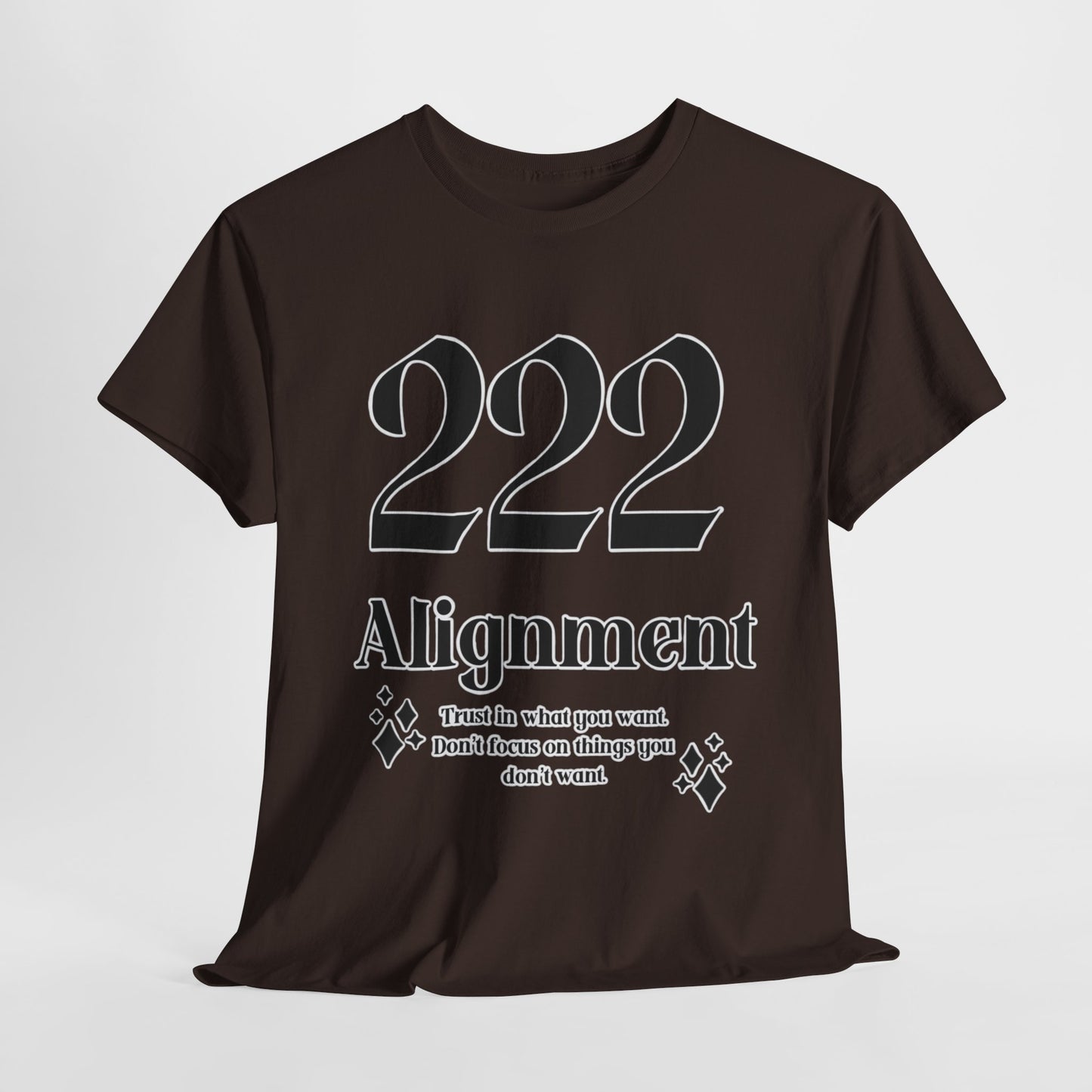 222 Alignment T-Shirt Angel Numbers x BLK