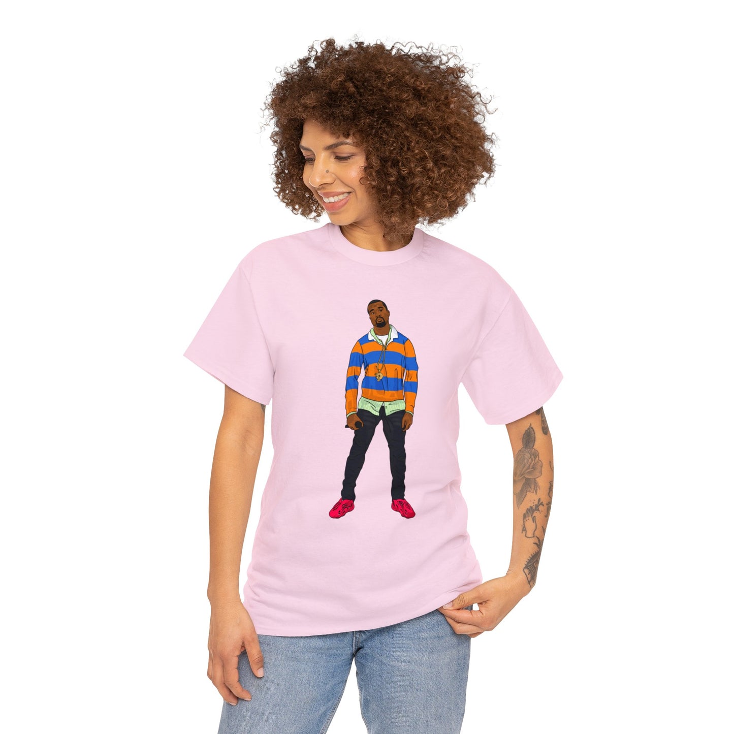 Ye College Dropout Unisex Heavy Cotton Foam Runner Vermilion Tee