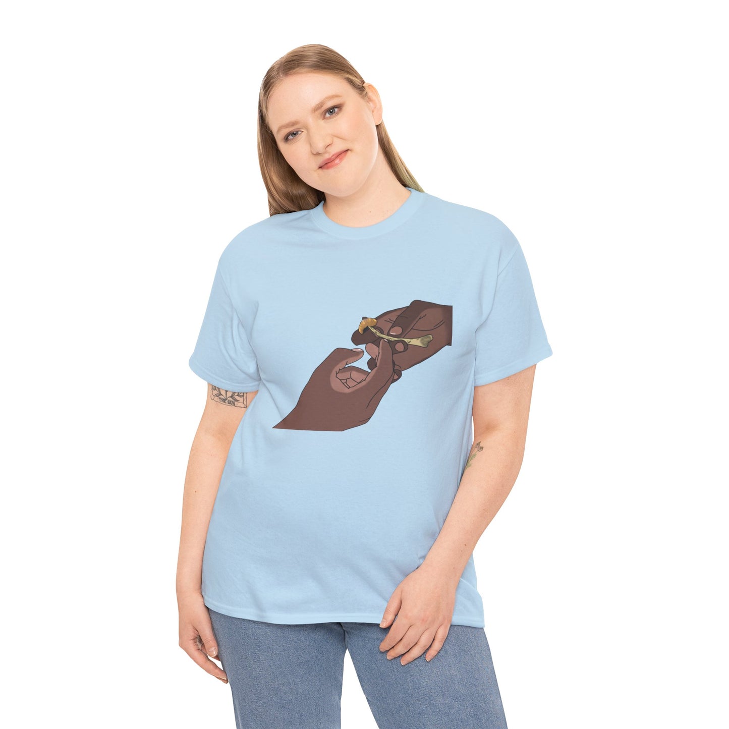 “Bros Get High” 100% Cotton Pass Dat Shroom Tee