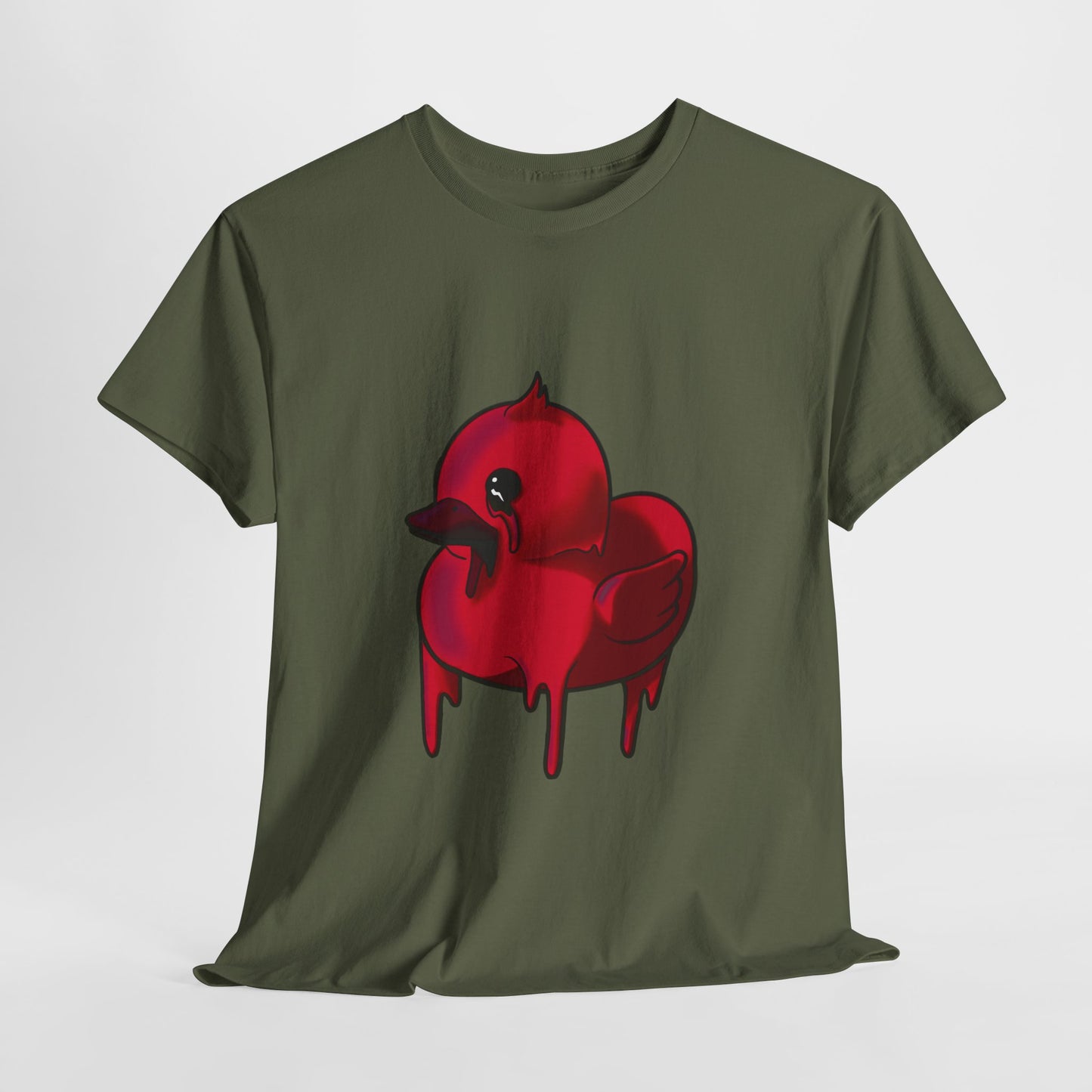 Red Suede Duck Sawse Tee Heavy Cotton