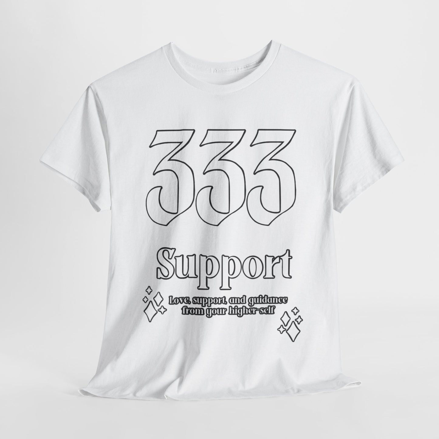 333 Support T-Shirt Angel Numbers x WHT