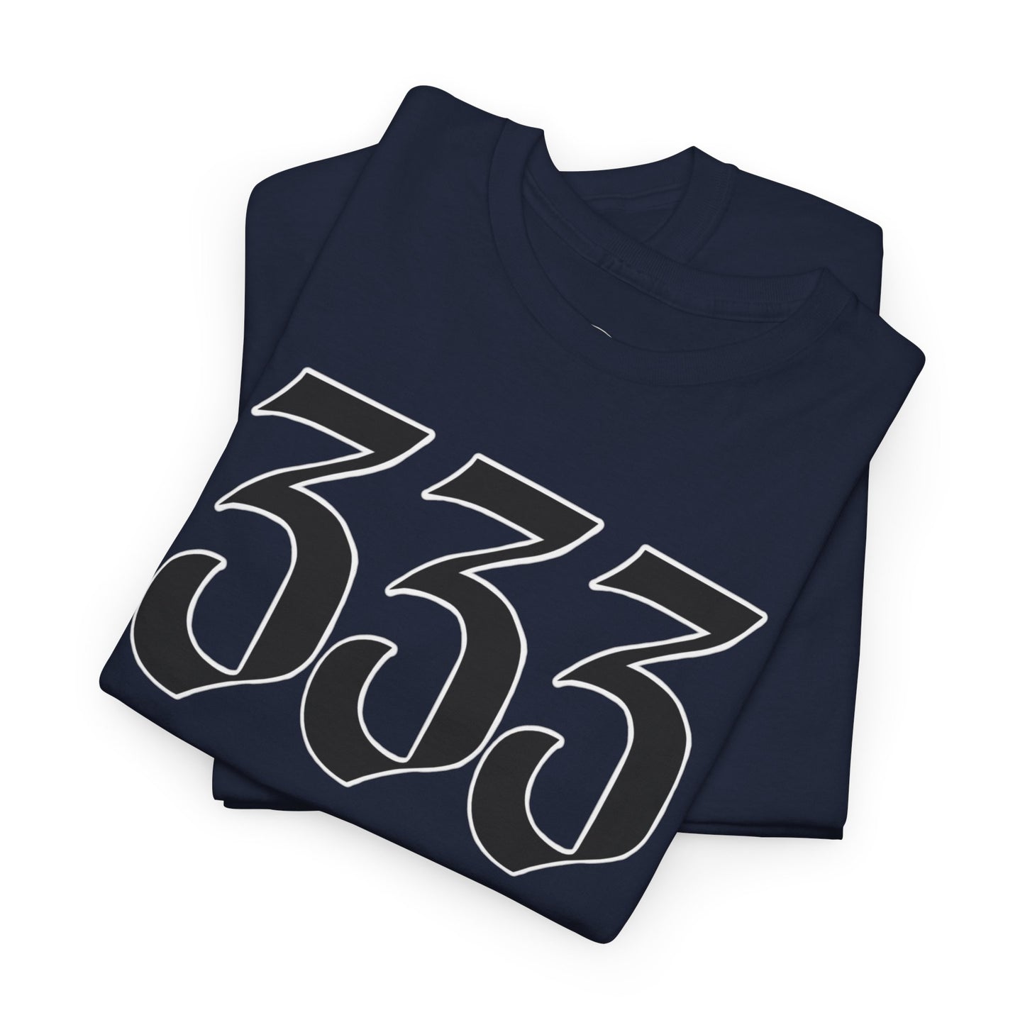 333 Support T-Shirt Angel Numbers x BLK