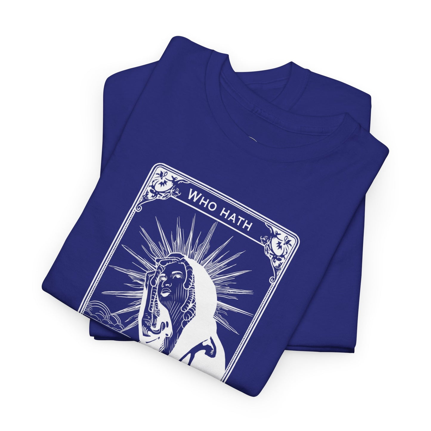 The Audacity Tarot Card 100% Cotton Tee x WHT