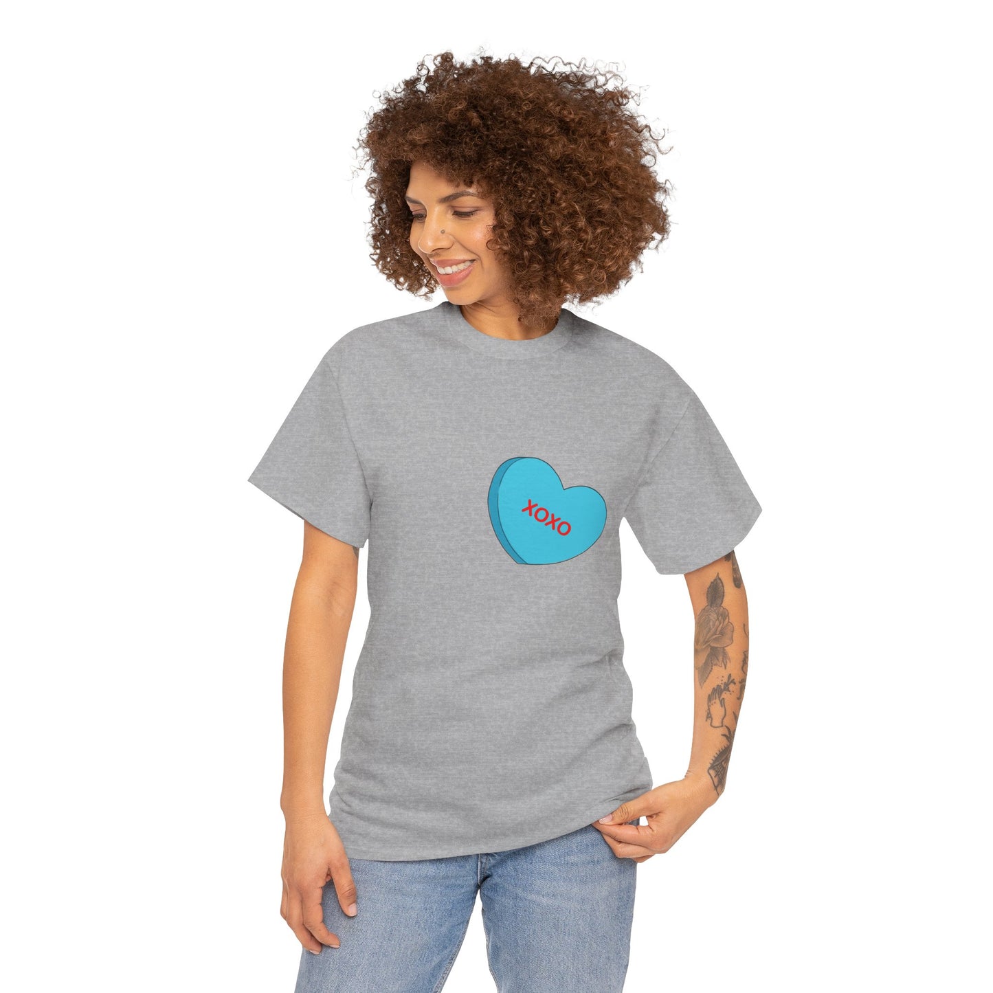 Conversation Heart Duck Sawse Logo Tee Heavy Cotton 06