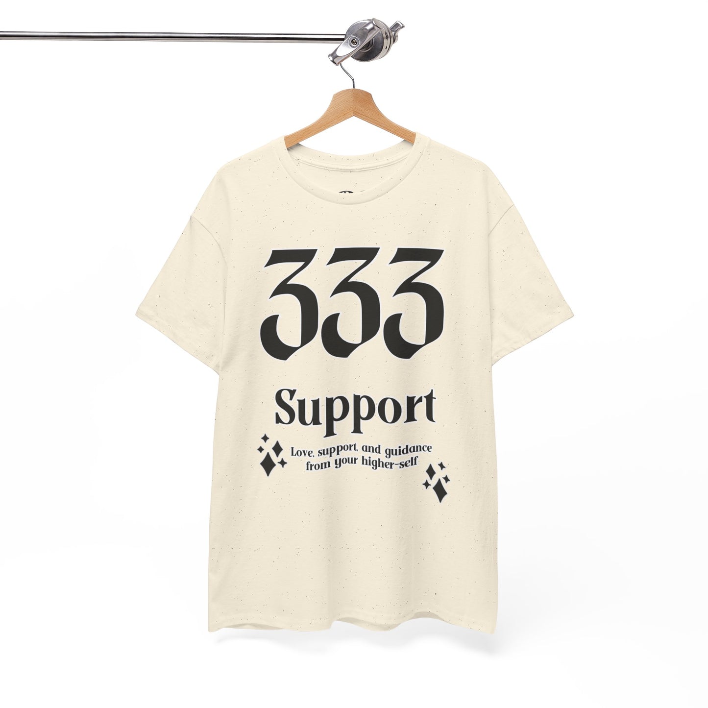 333 Support T-Shirt Angel Numbers x BLK