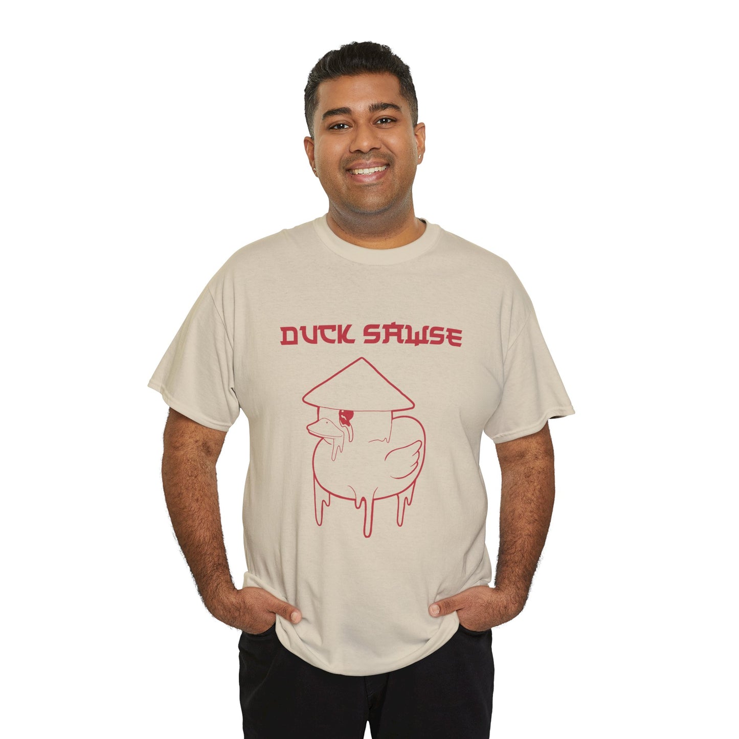 Duck Sawse Chinese Take-Out Logo 100% Cotton Tee