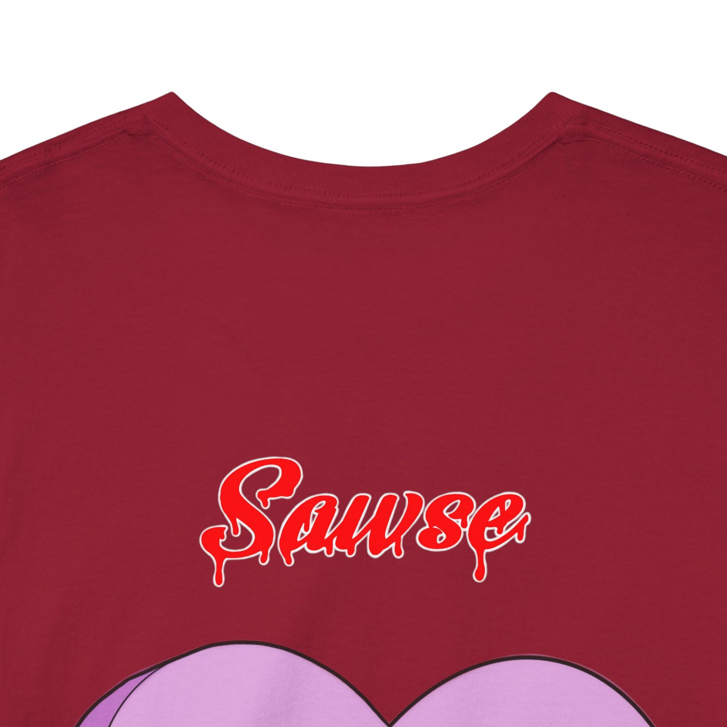 Conversation Heart Duck Sawse Logo Tee Heavy Cotton 03