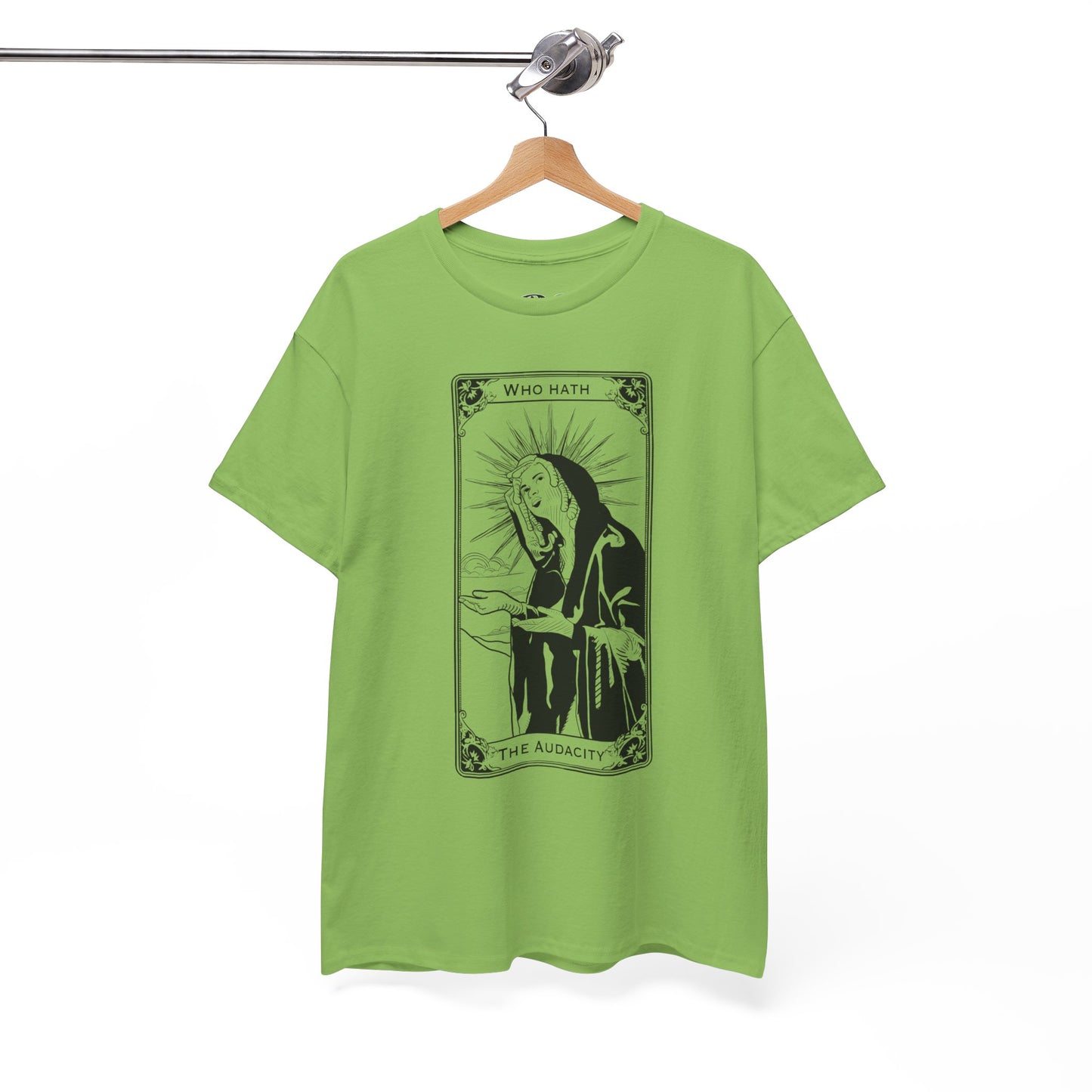The Audacity Tarot Card 100% Cotton Tee x BLK