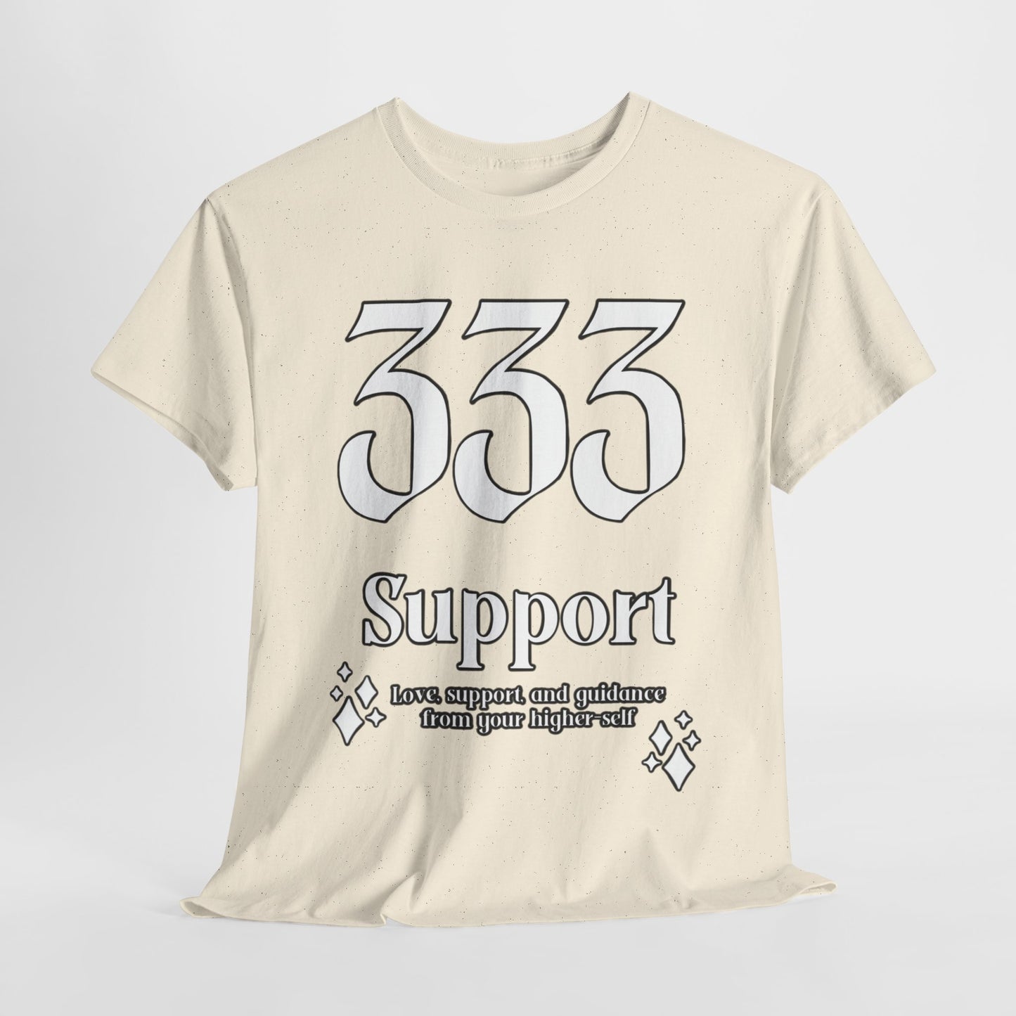 333 Support T-Shirt Angel Numbers x WHT