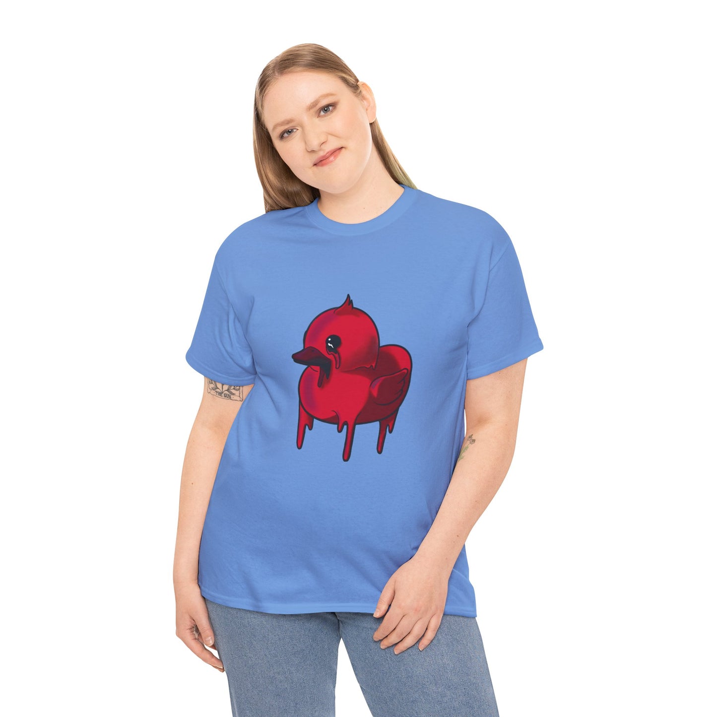 Red Suede Duck Sawse Tee Heavy Cotton