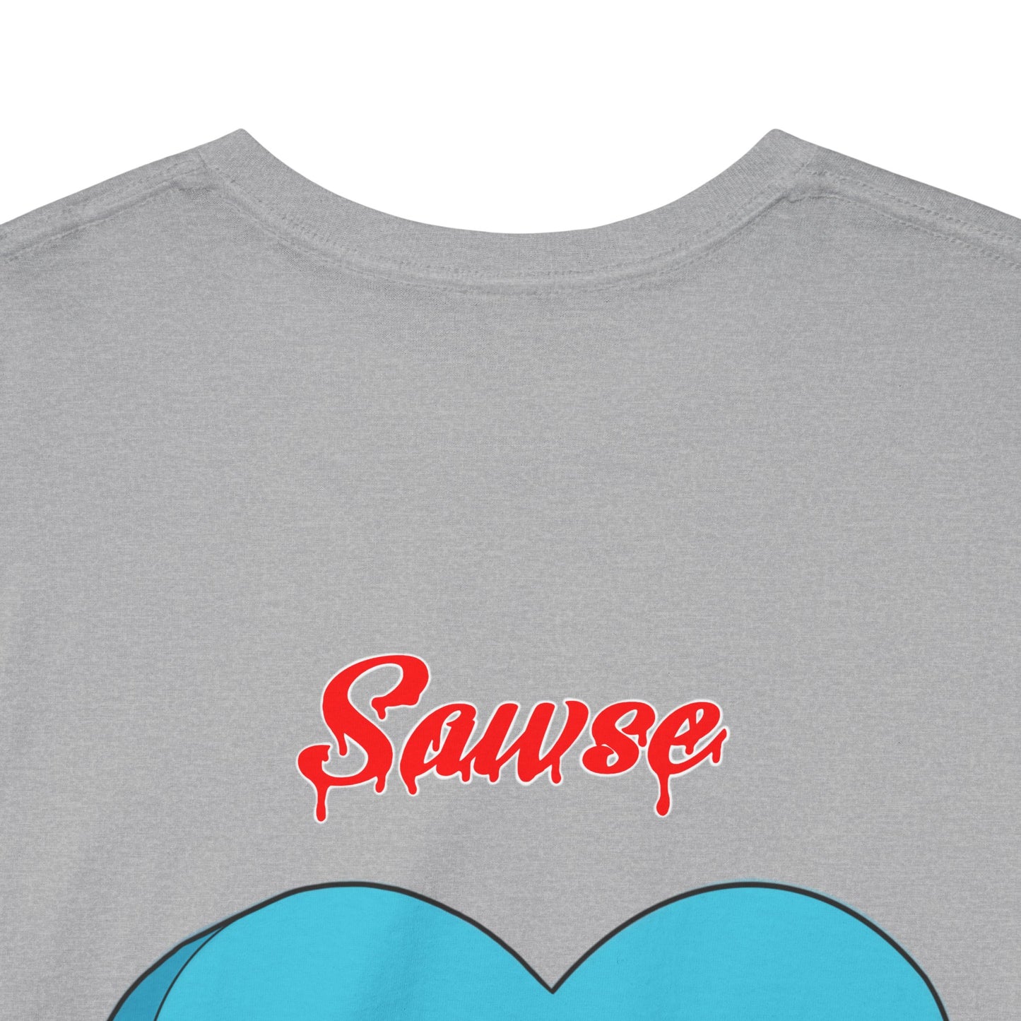 Conversation Heart Duck Sawse Logo Tee Heavy Cotton 06