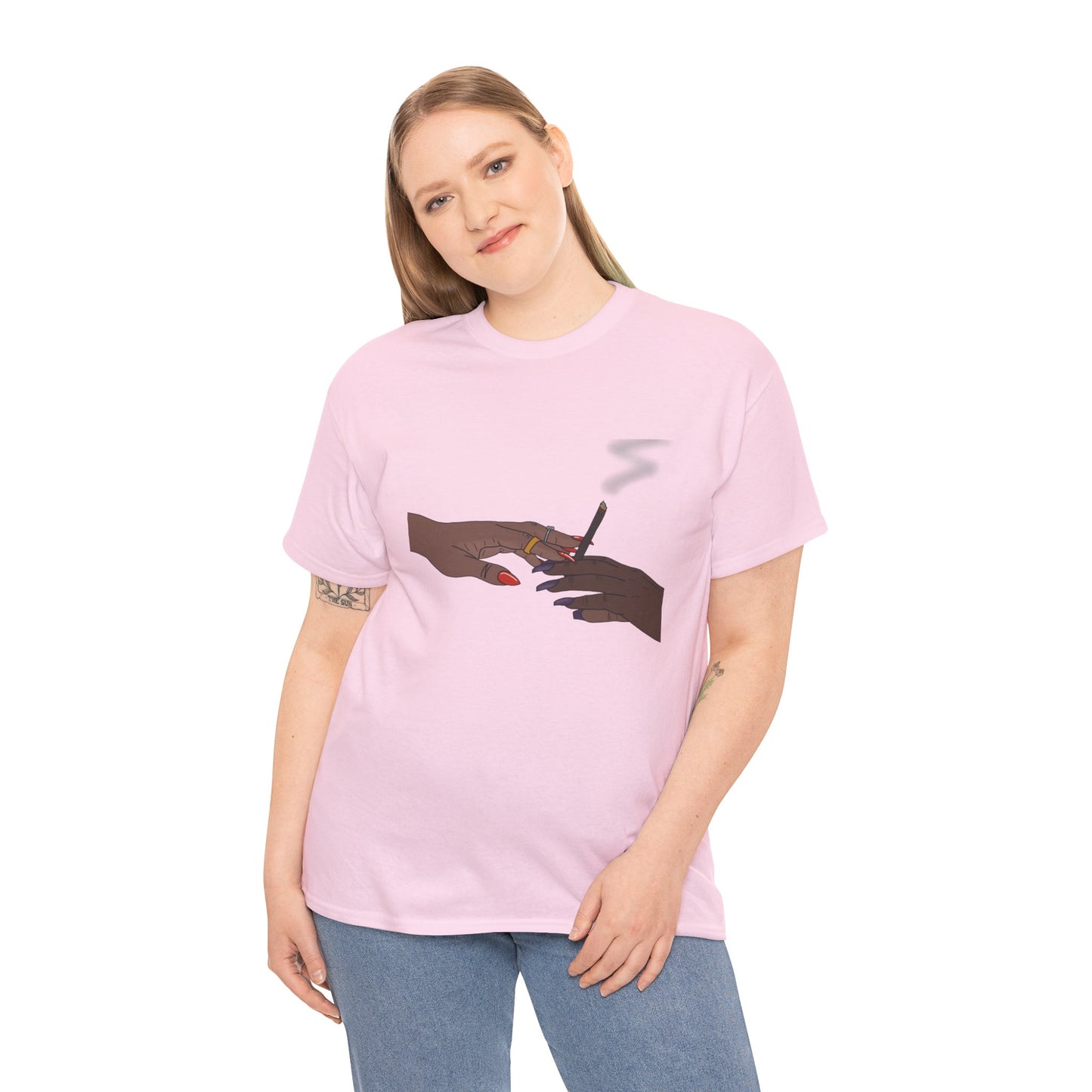 ”Girls Get High” 100% Cotton Pass Dat Blunt Tee