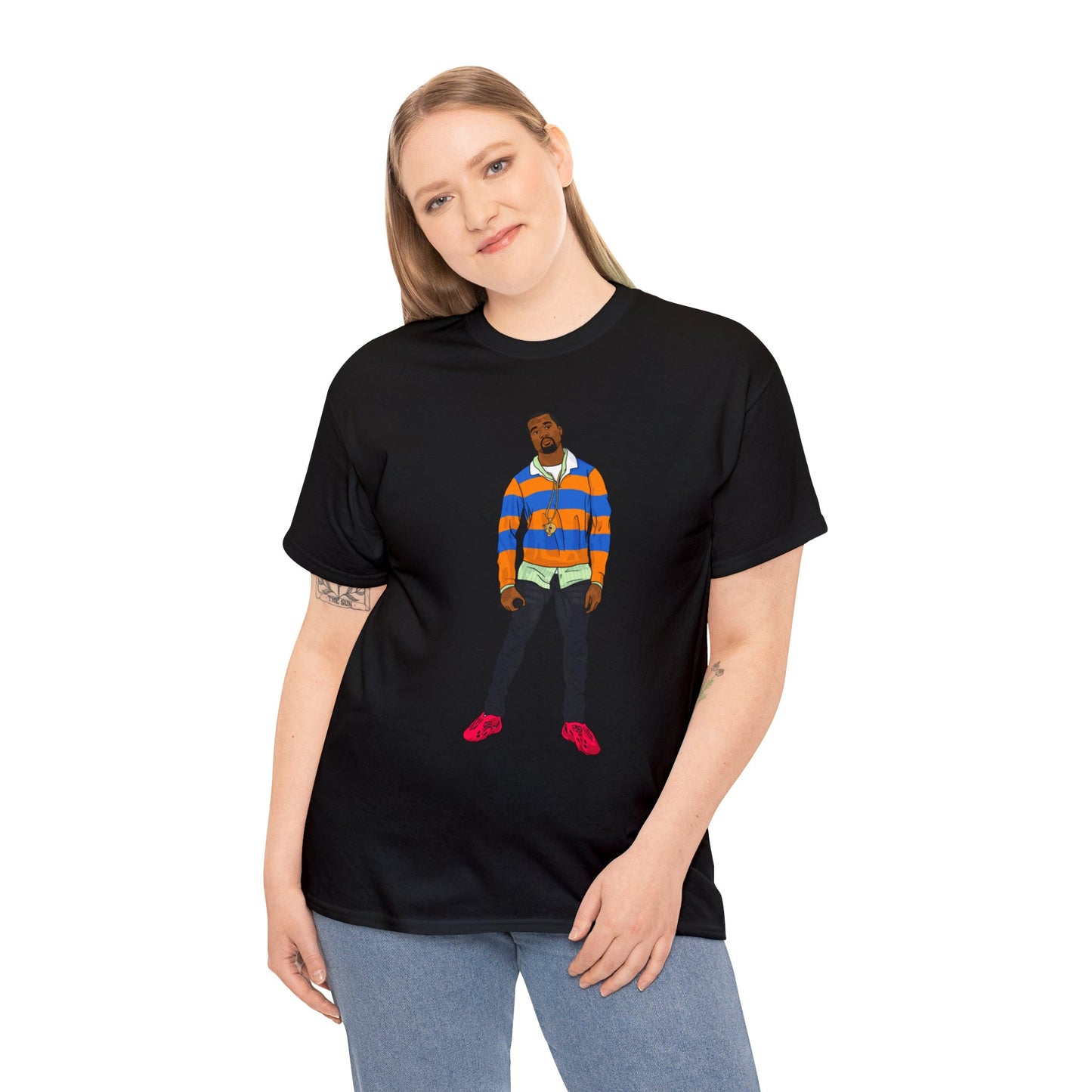 Ye College Dropout Unisex Heavy Cotton Foam Runner Vermilion Tee
