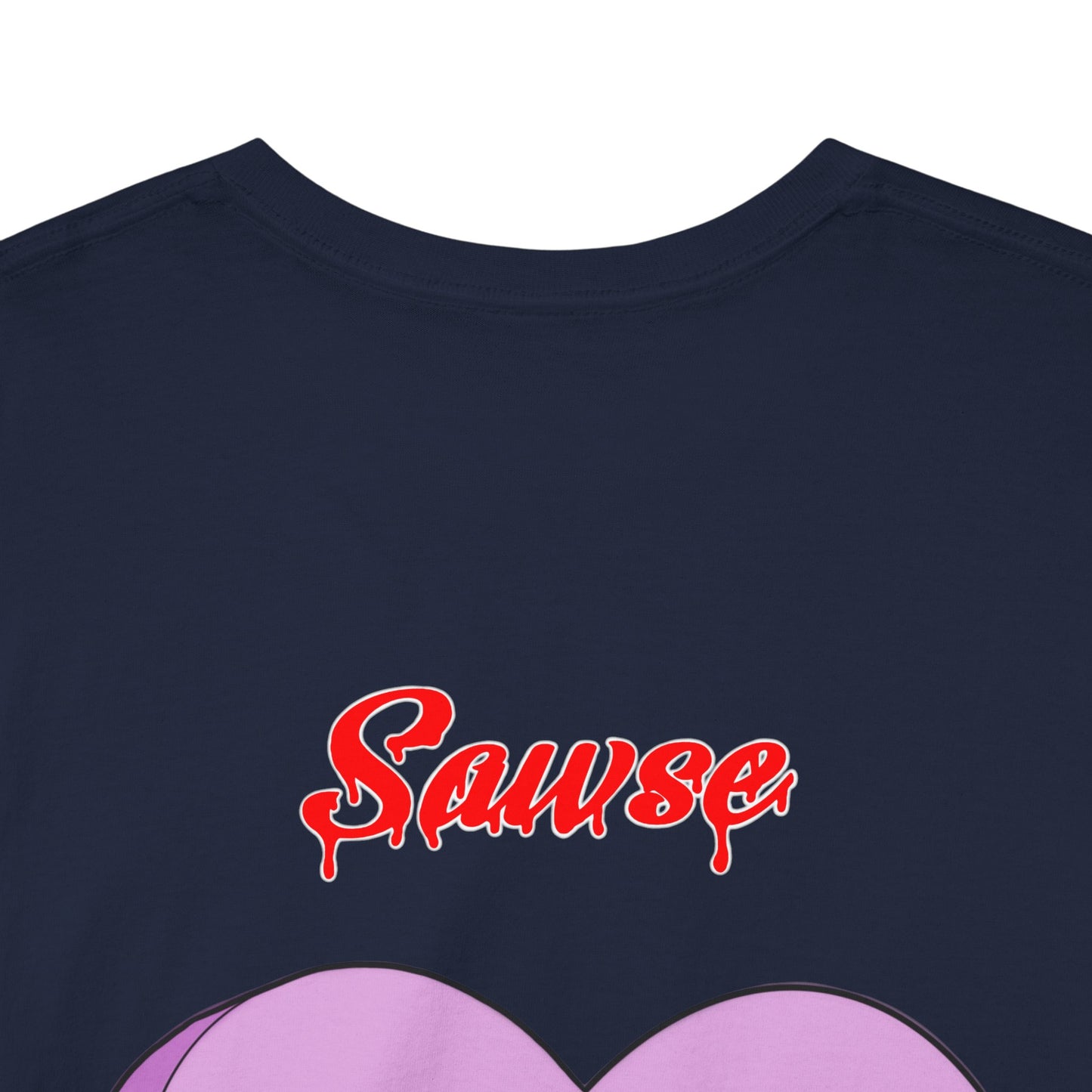 Conversation Heart Duck Sawse Logo Tee Heavy Cotton 03
