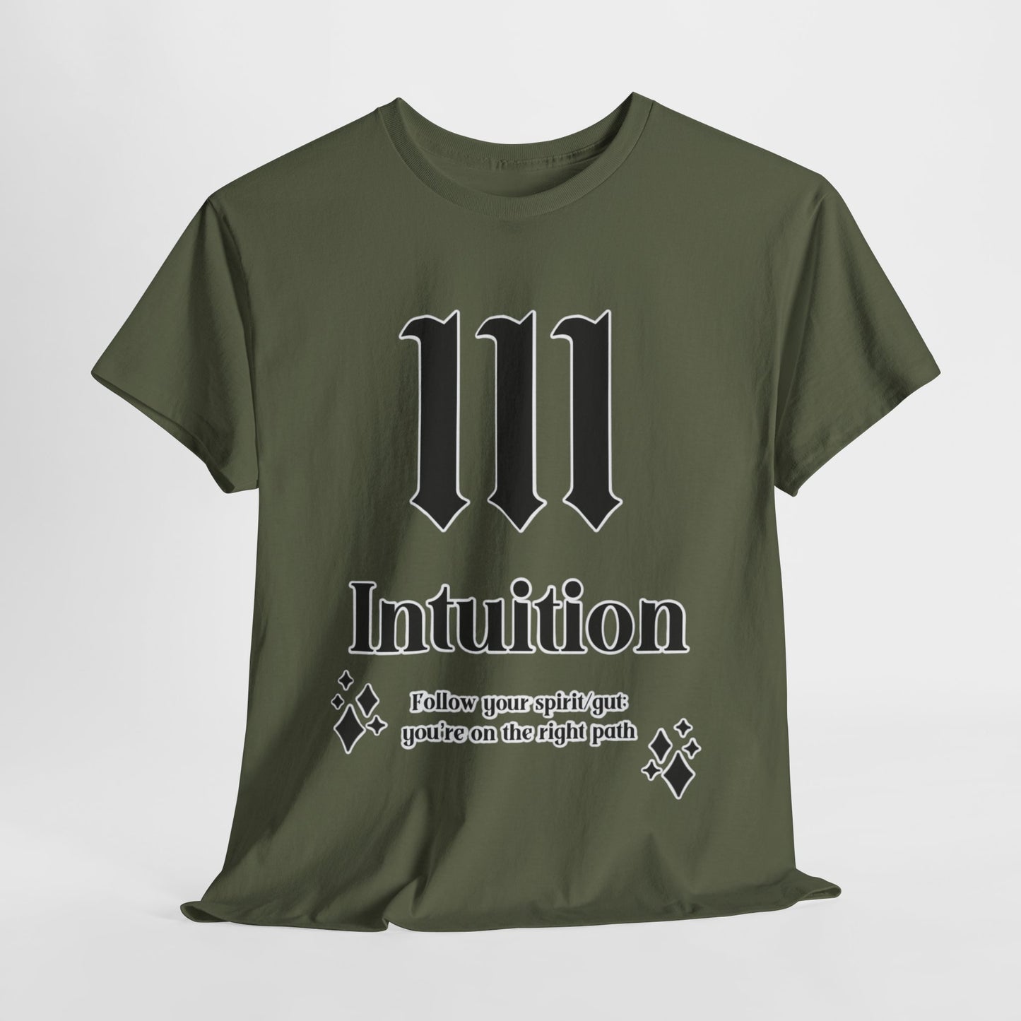 111 Intuition T-Shirt Angel Numbers x BLK