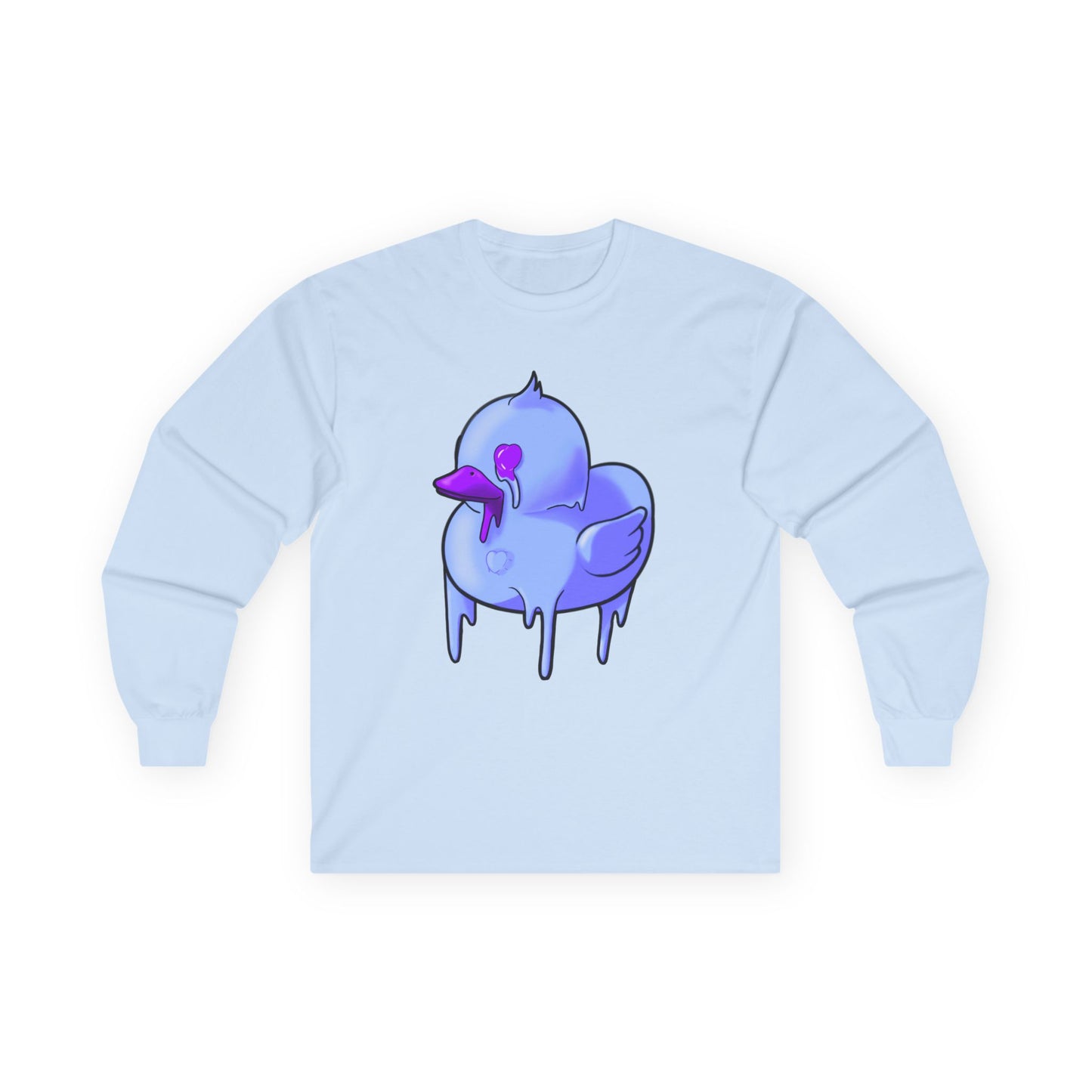 Valentines Blue Sawse Ultra Cotton Long Sleeve Tee
