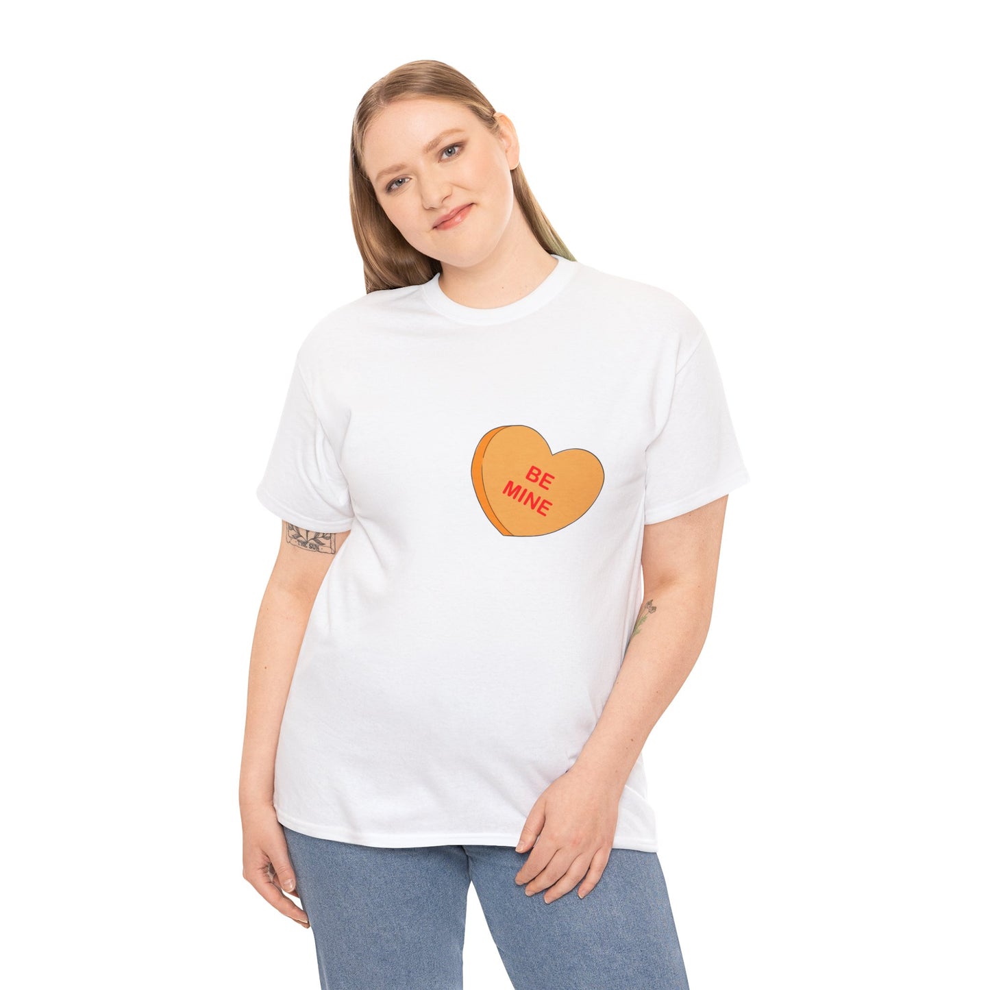 Conversation Heart Duck Sawse Logo Tee Heavy Cotton 01