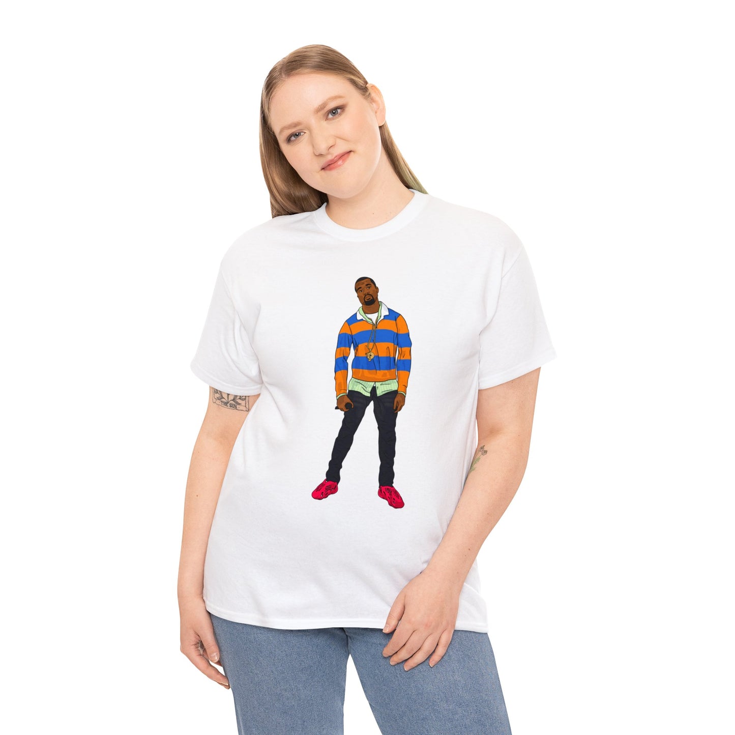 Ye College Dropout Unisex Heavy Cotton Foam Runner Vermilion Tee