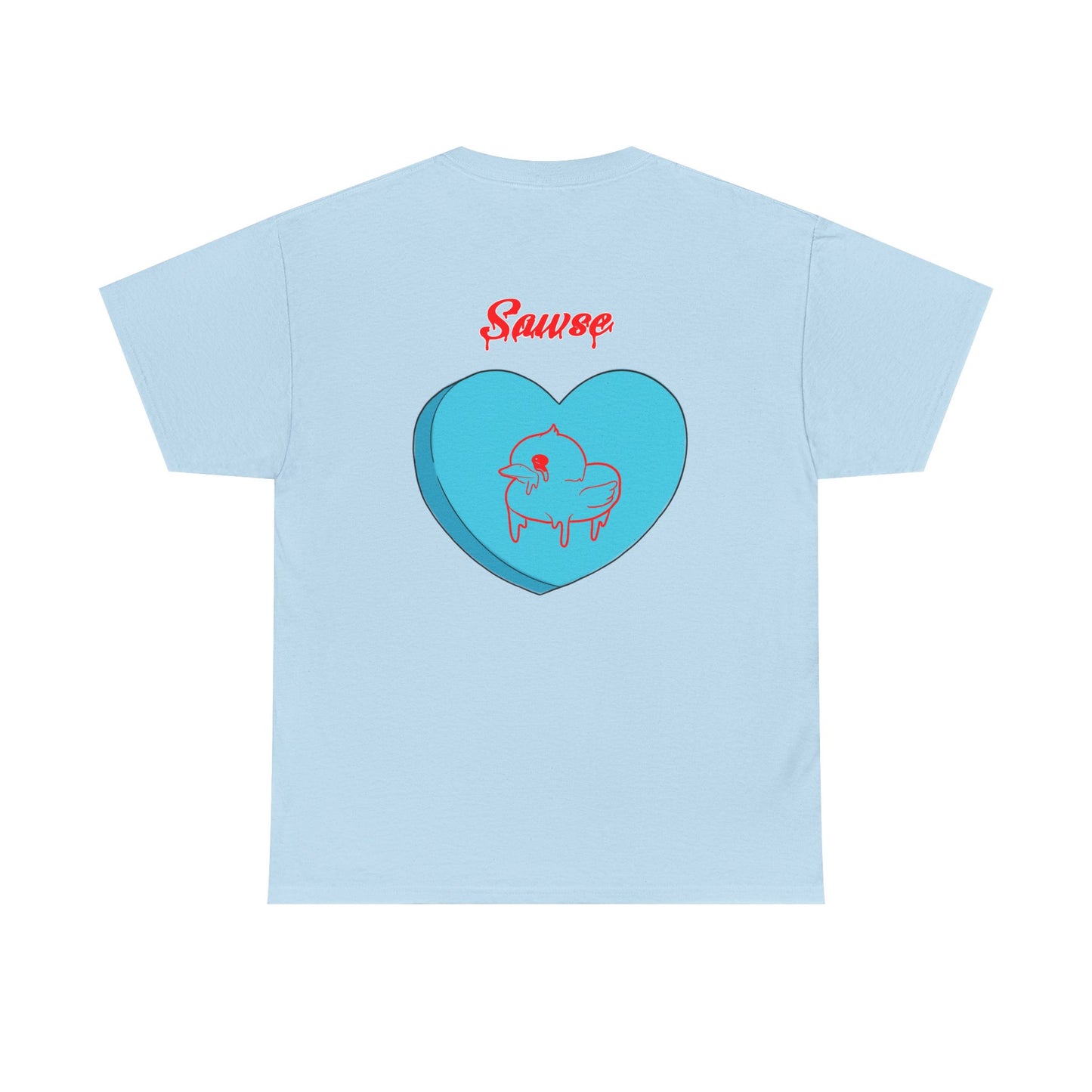 Conversation Heart Duck Sawse Logo Tee Heavy Cotton 06