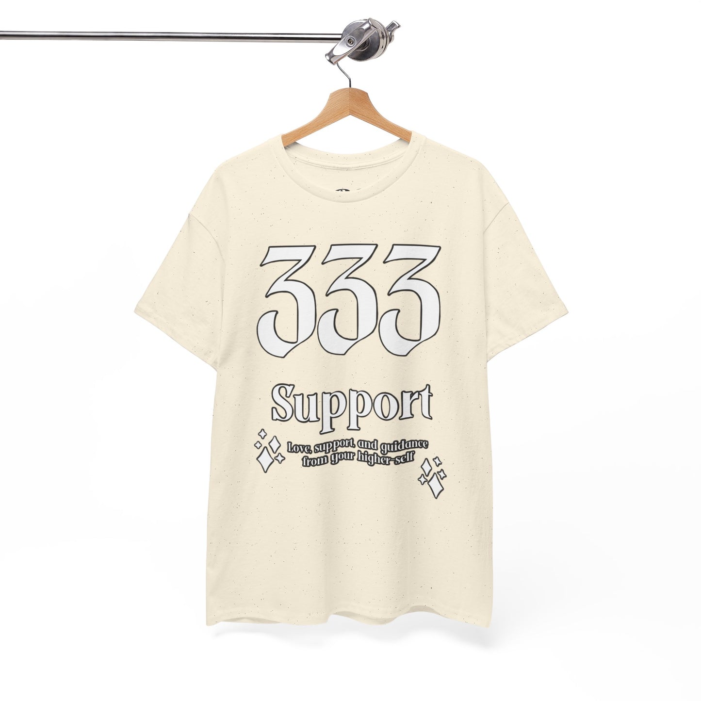333 Support T-Shirt Angel Numbers x WHT