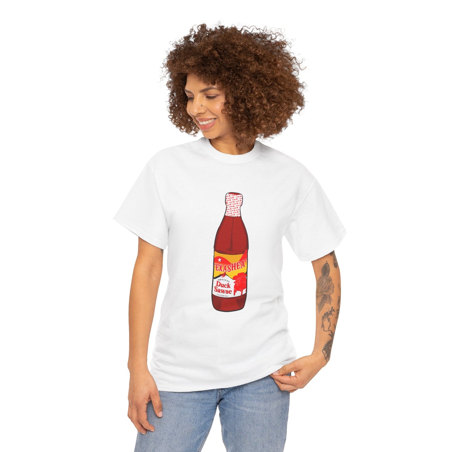 Texas Heat Hot Sauce 100% Cotton Duck Sawse Tee