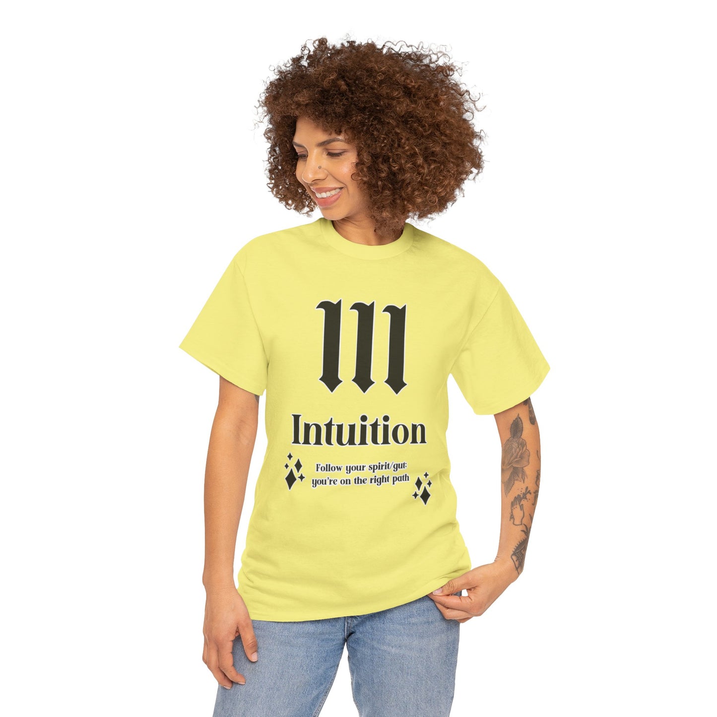 111 Intuition T-Shirt Angel Numbers x BLK