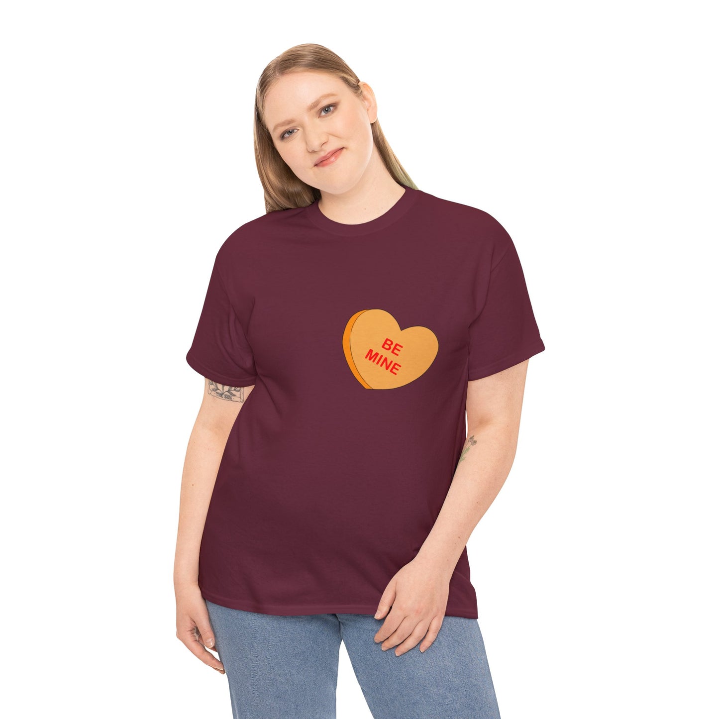 Conversation Heart Duck Sawse Logo Tee Heavy Cotton 01