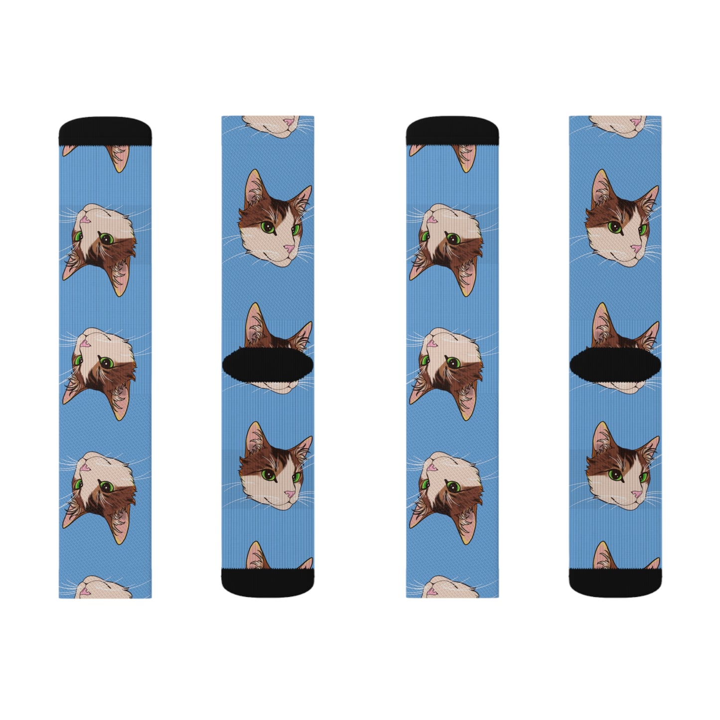 Kitty Cat Sublimation Socks