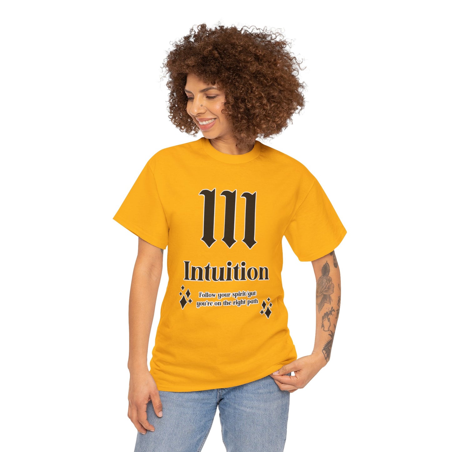 111 Intuition T-Shirt Angel Numbers x BLK
