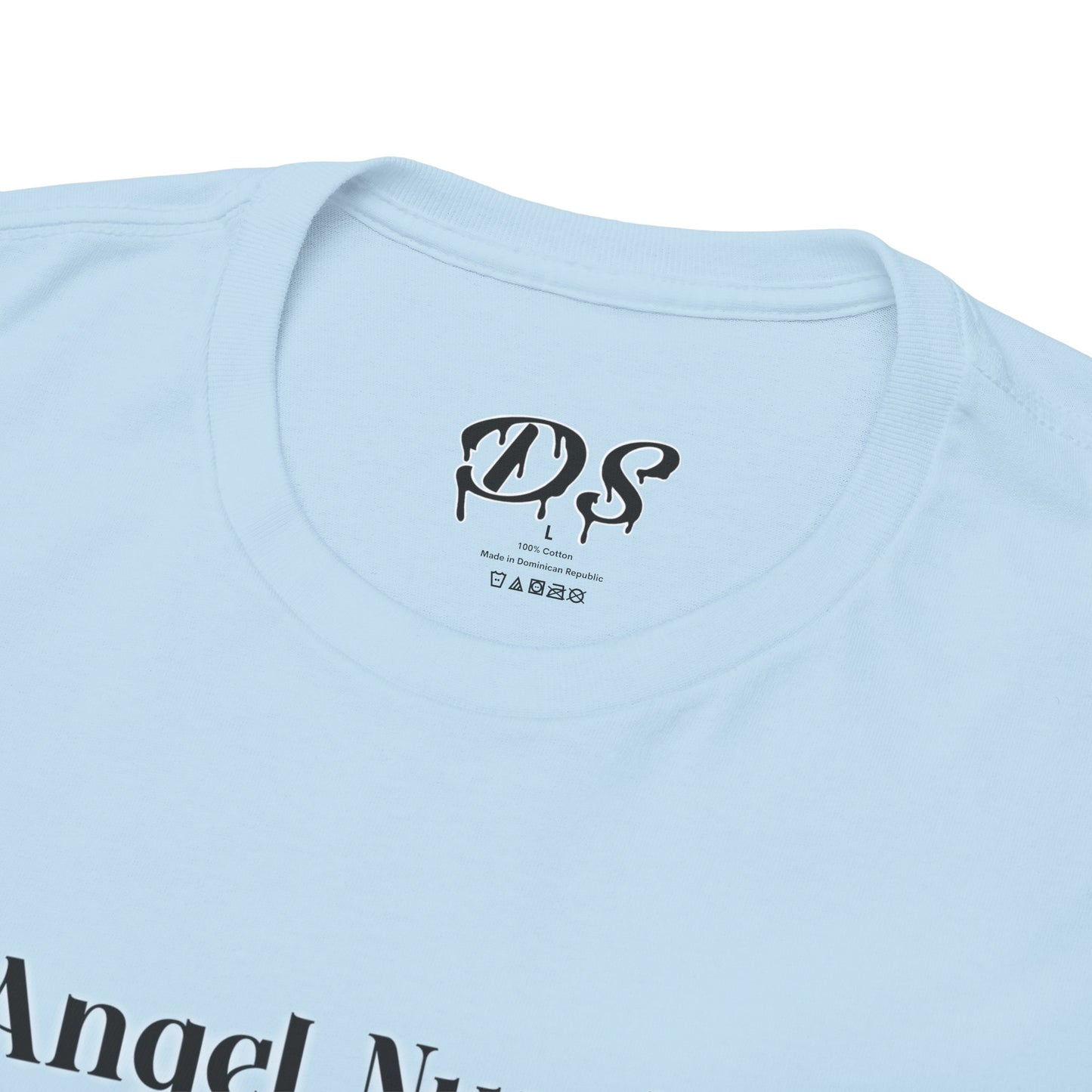 Angel Numbers - ALL BLK Heavy Cotton T-Shirt
