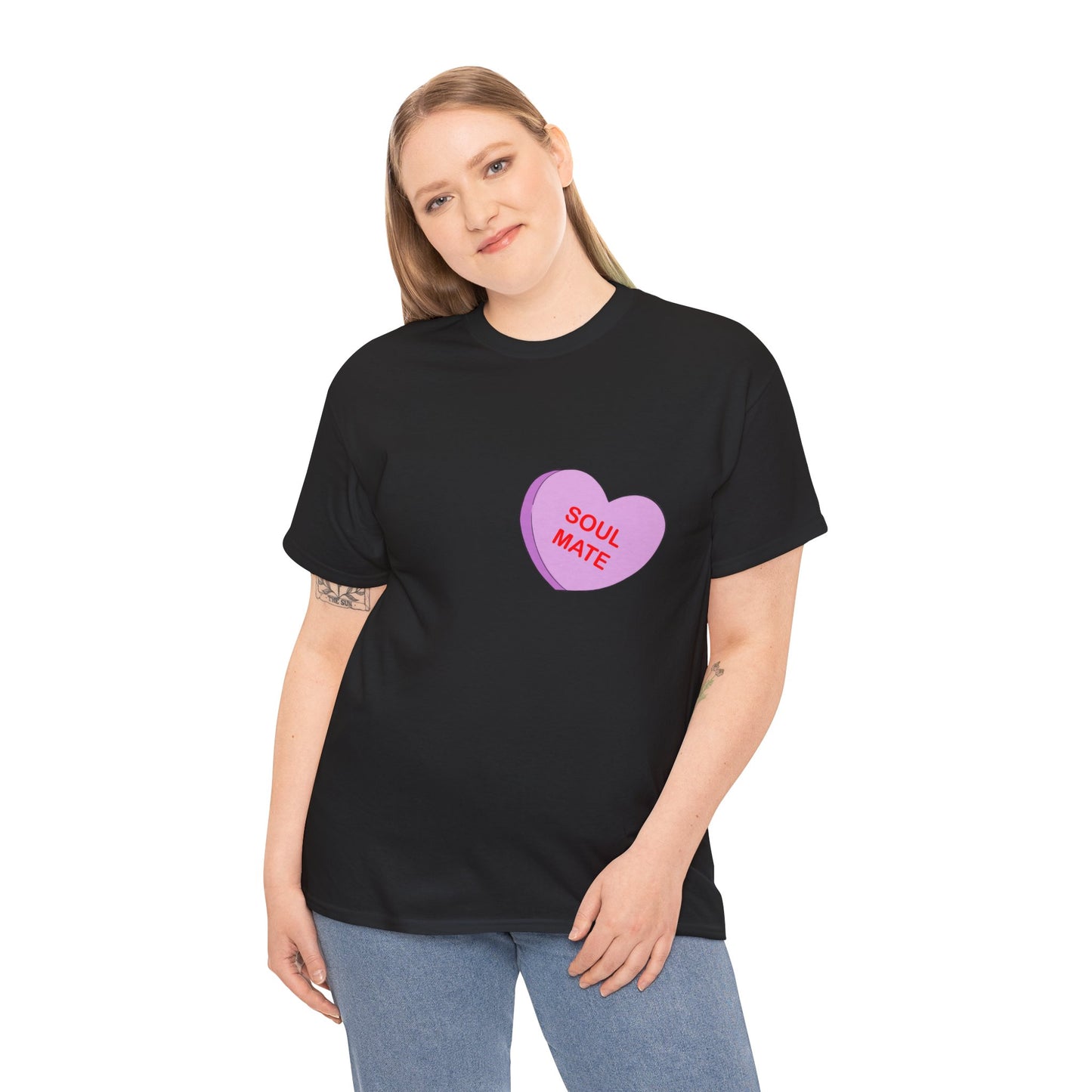 Conversation Heart Duck Sawse Logo Tee Heavy Cotton 03
