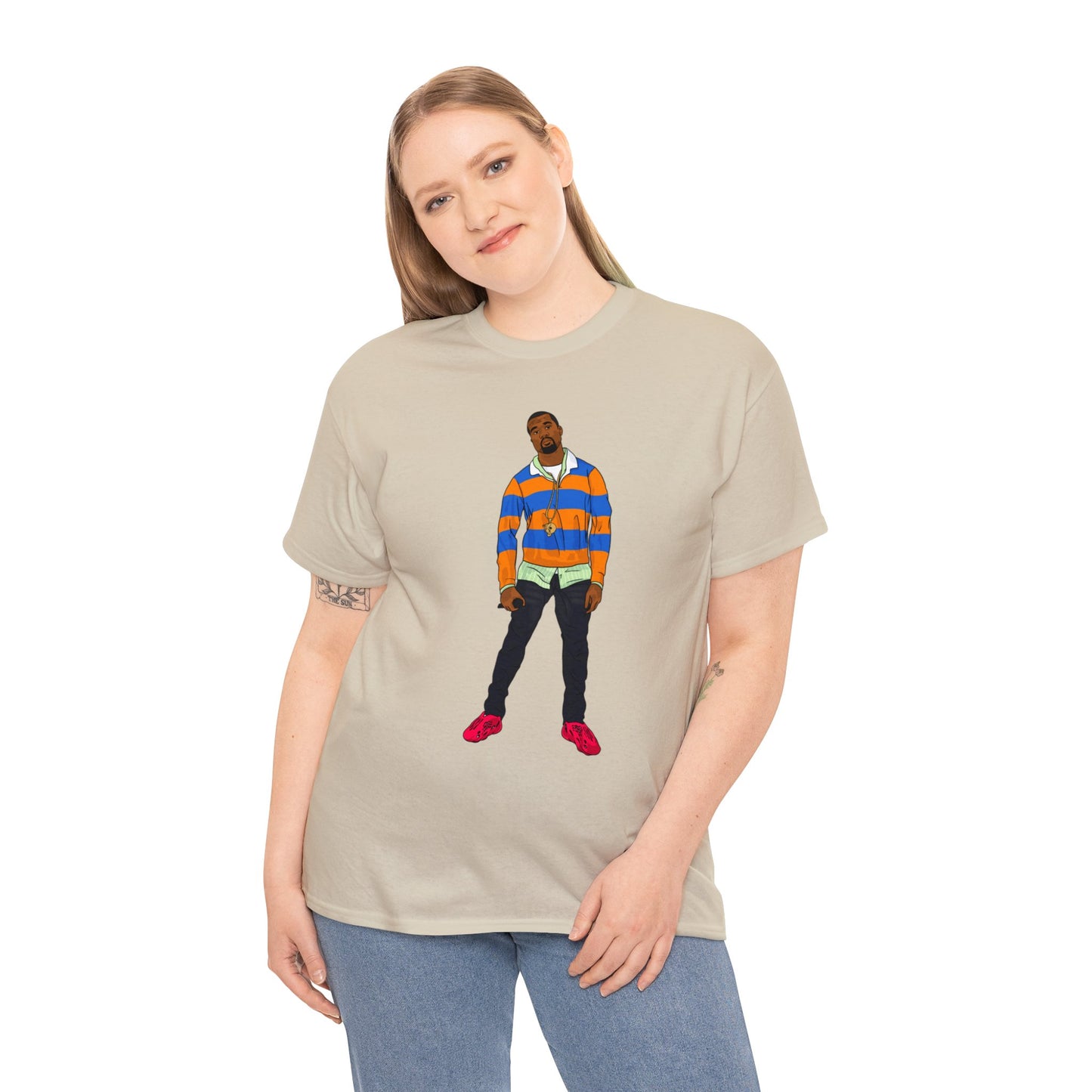 Ye College Dropout Unisex Heavy Cotton Foam Runner Vermilion Tee