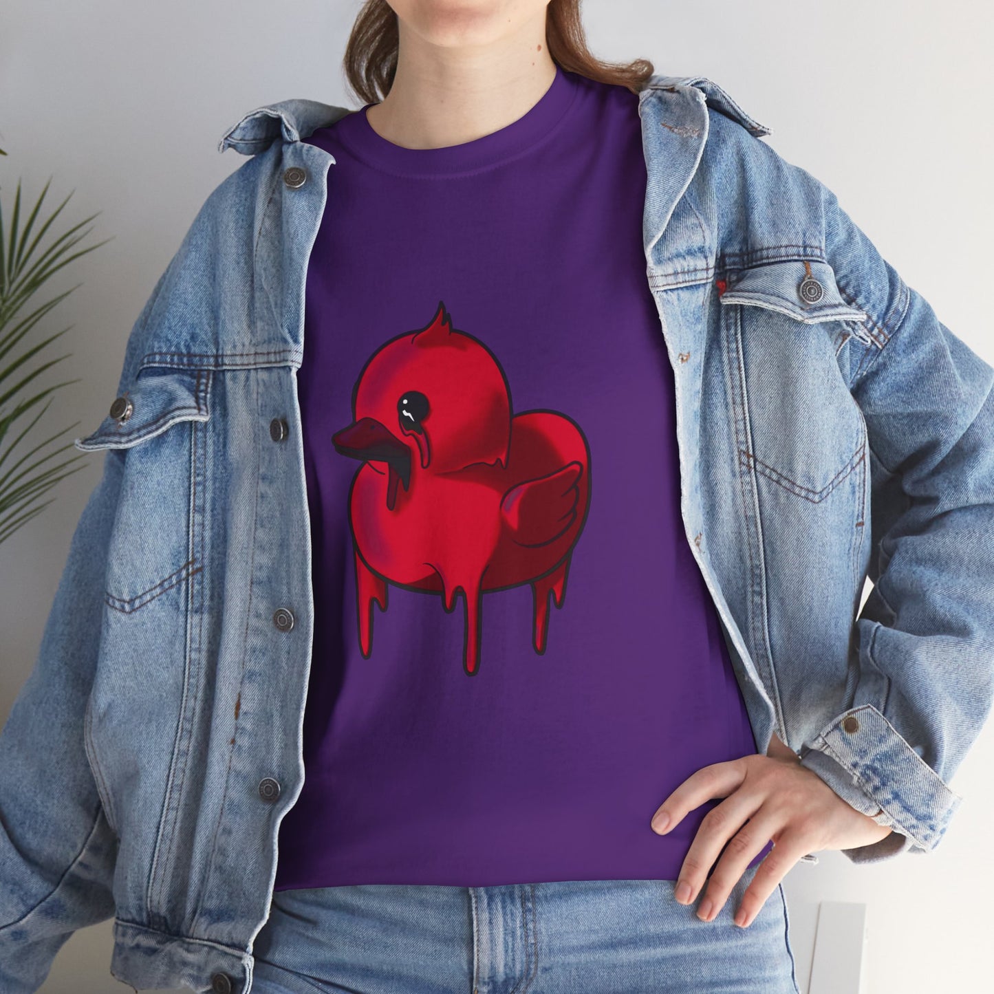 Red Suede Duck Sawse Tee Heavy Cotton