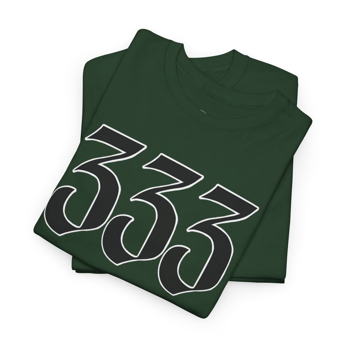 333 Support T-Shirt Angel Numbers x BLK
