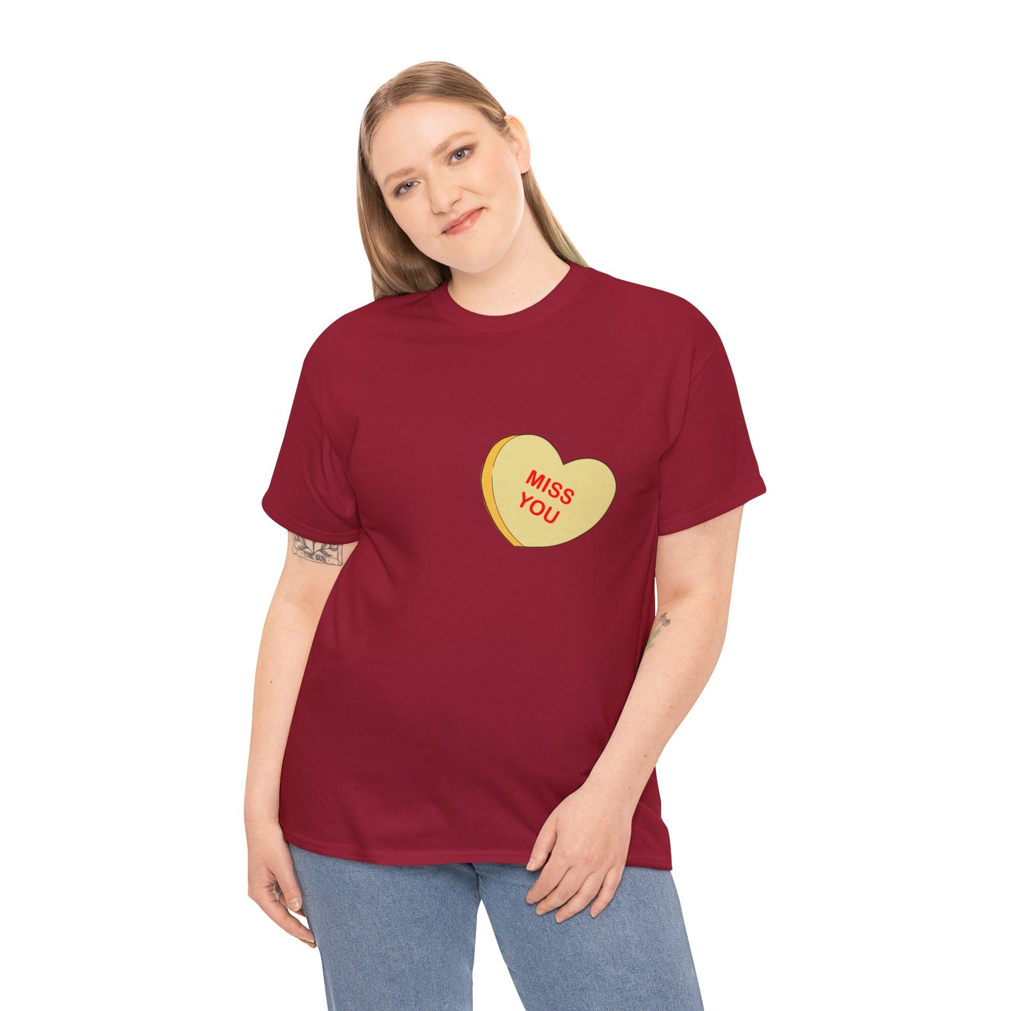 Conversation Heart Duck Sawse Logo Tee Heavy Cotton 04