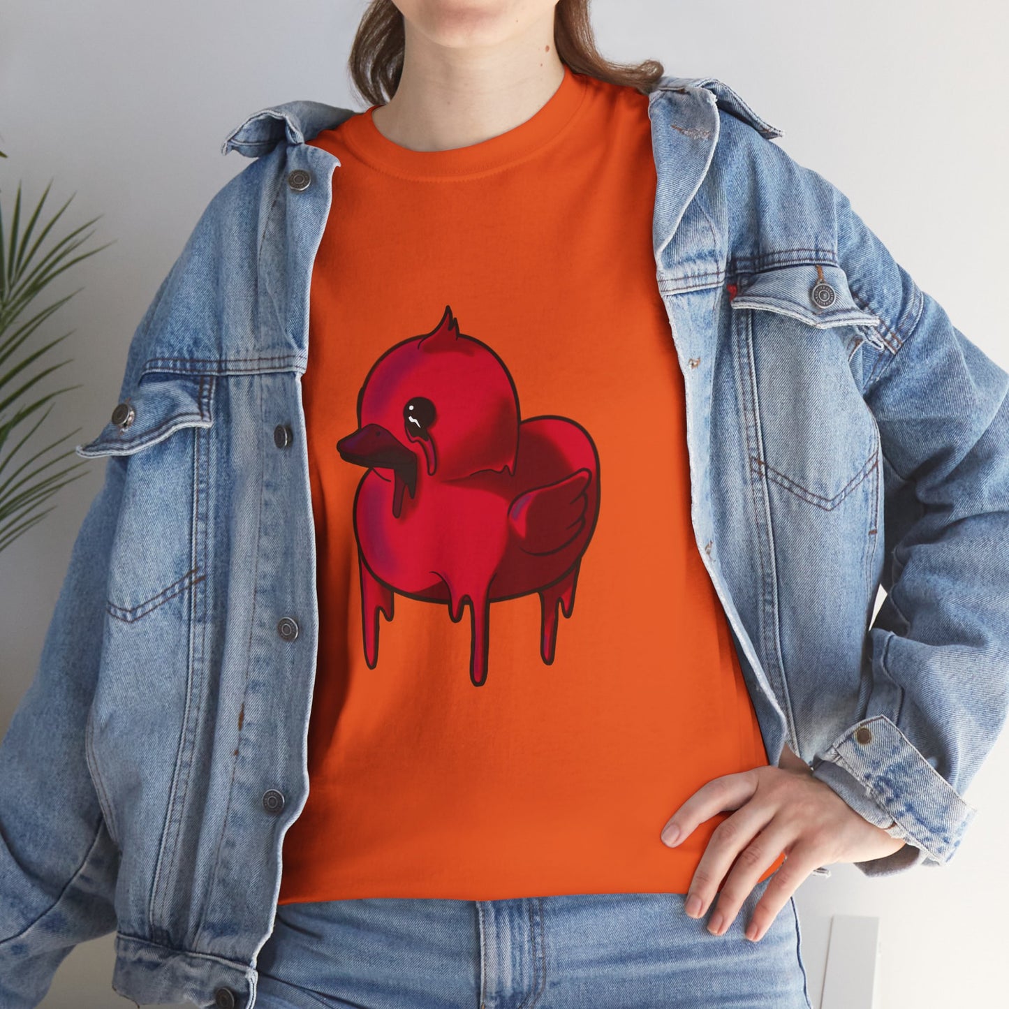 Red Suede Duck Sawse Tee Heavy Cotton