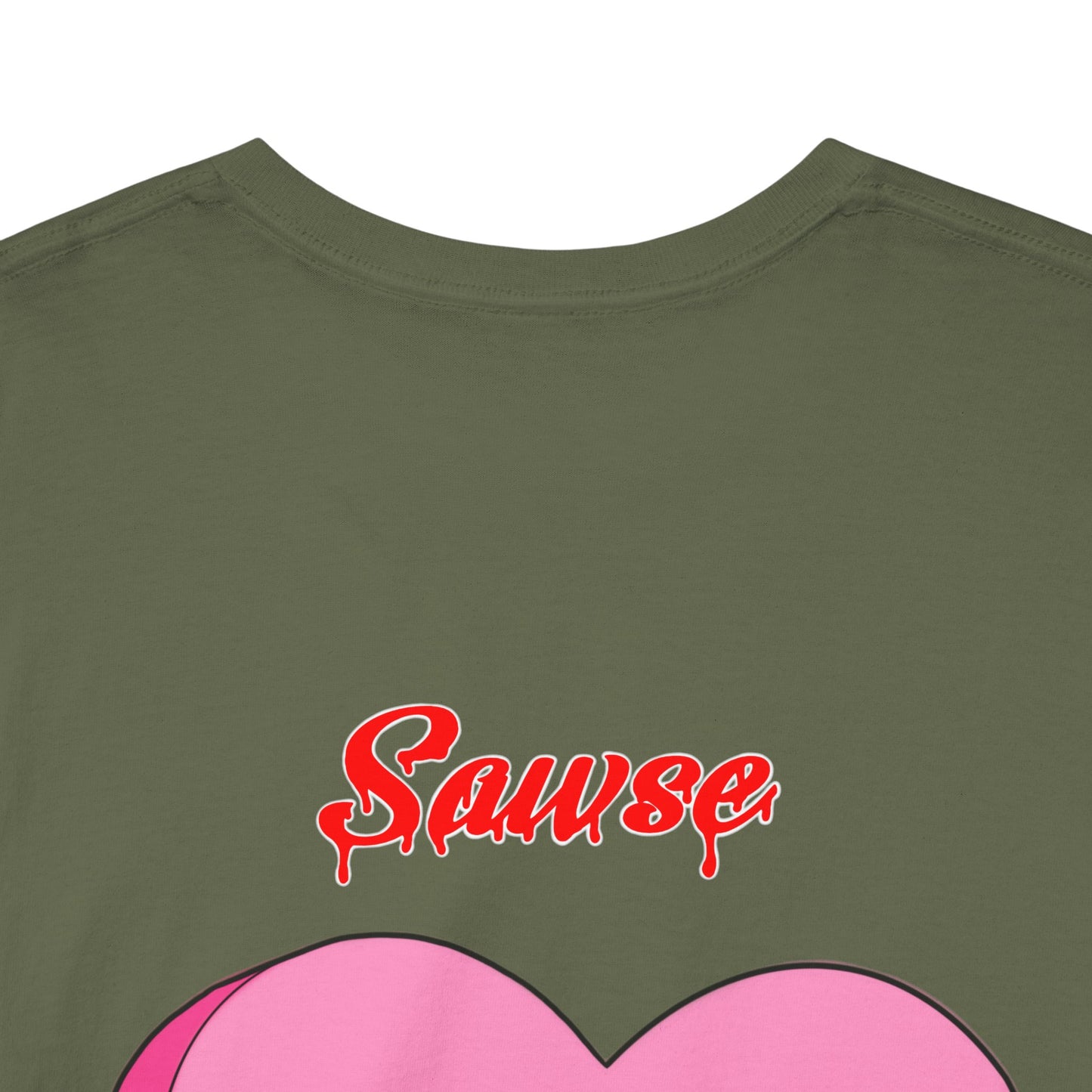 Conversation Heart Duck Sawse Logo Tee Heavy Cotton 05