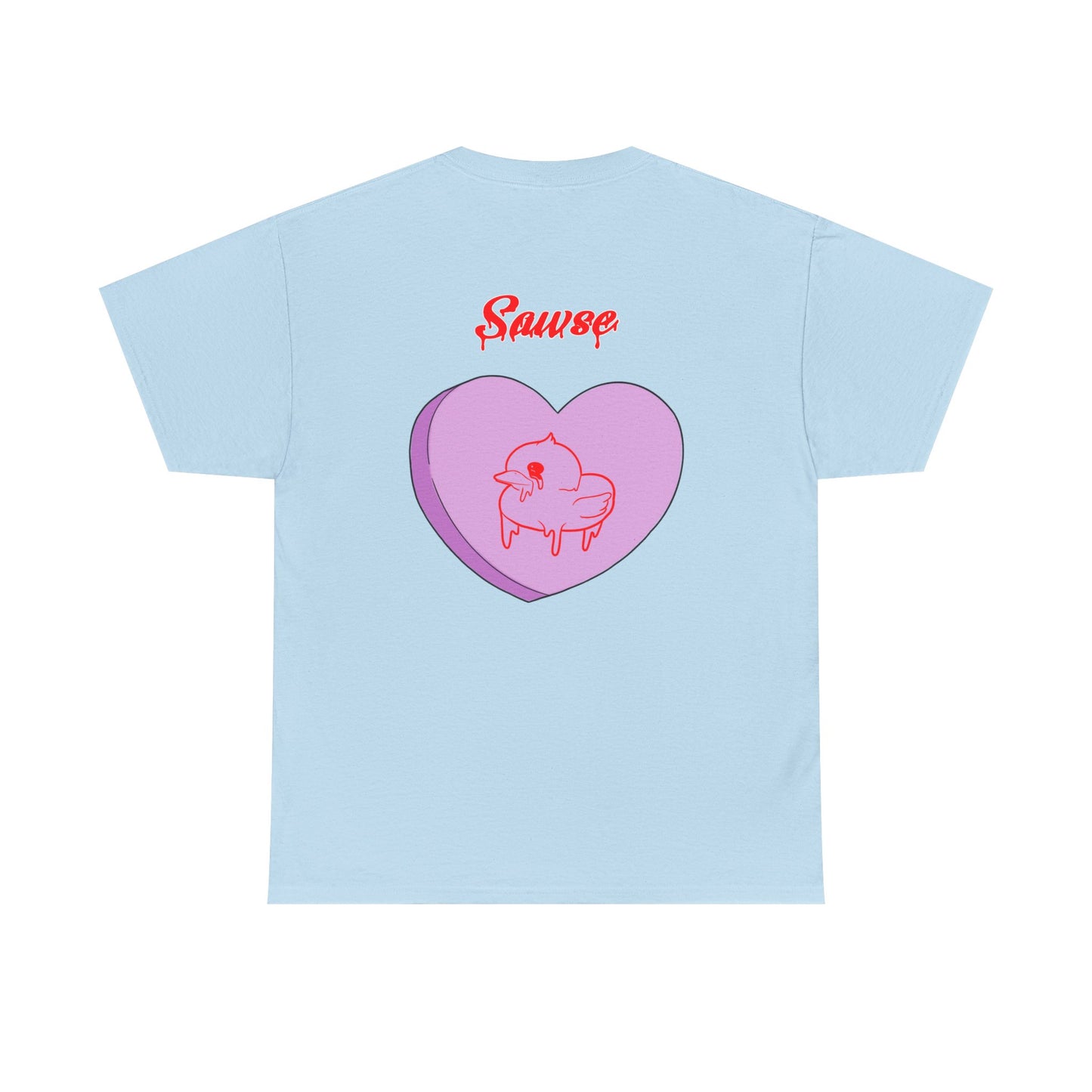 Conversation Heart Duck Sawse Logo Tee Heavy Cotton 03