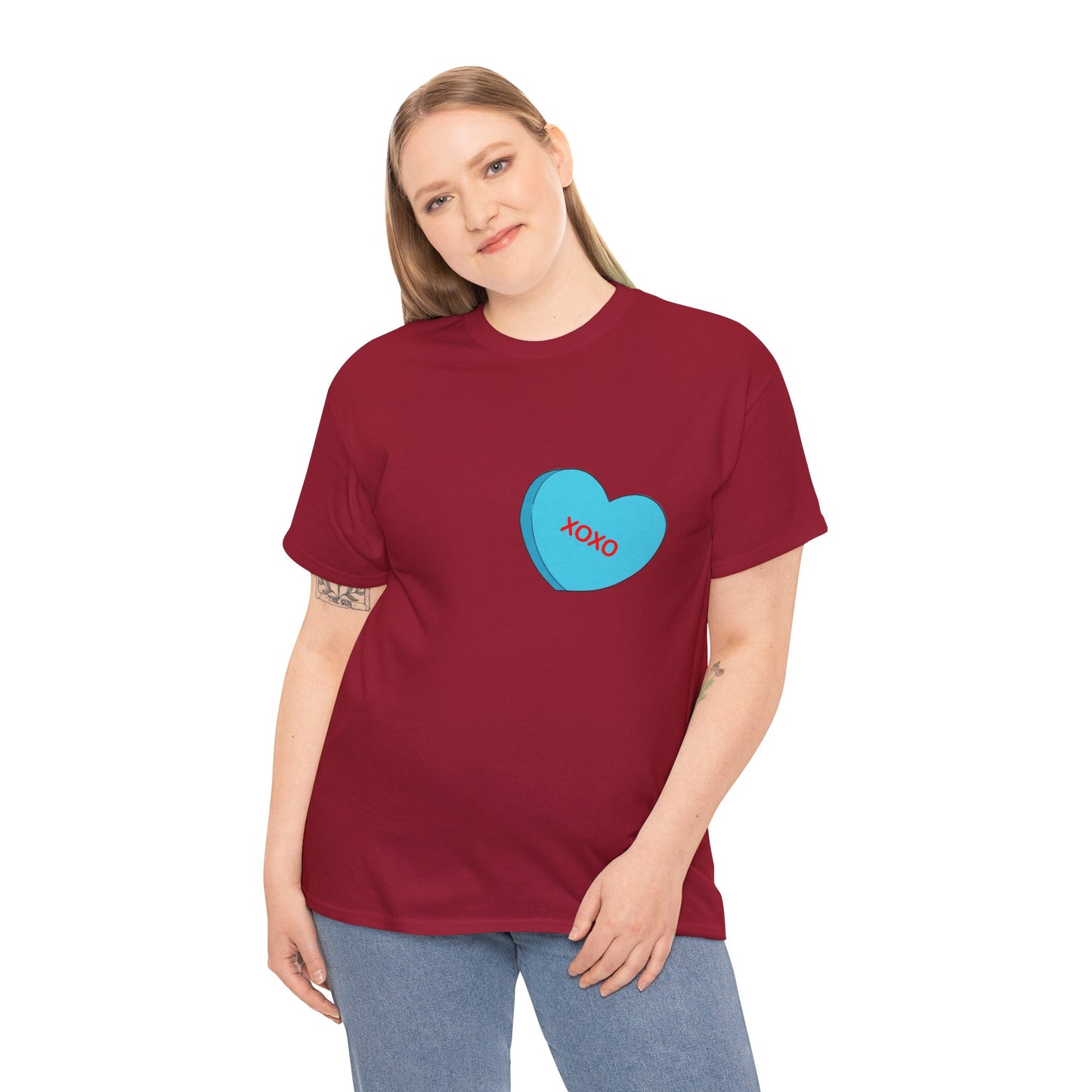 Conversation Heart Duck Sawse Logo Tee Heavy Cotton 06