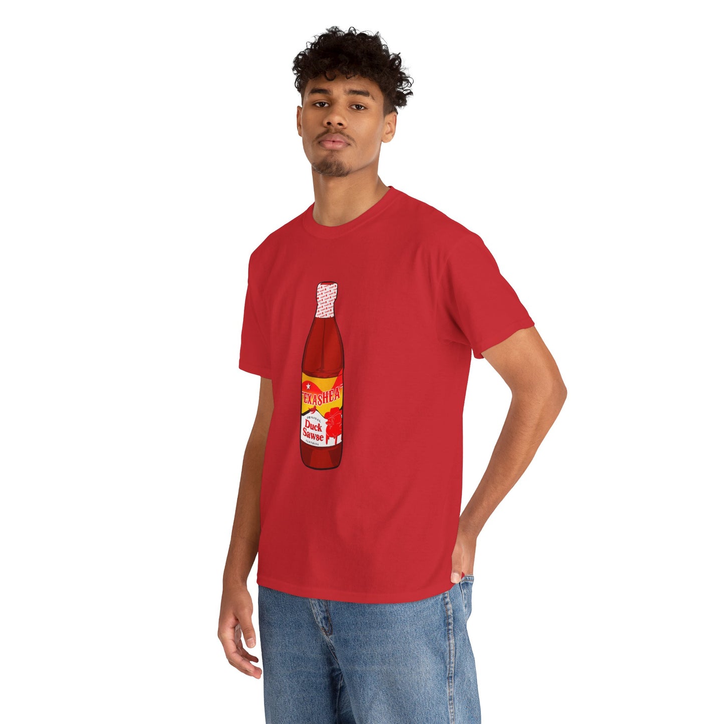 Texas Heat Hot Sauce 100% Cotton Duck Sawse Tee