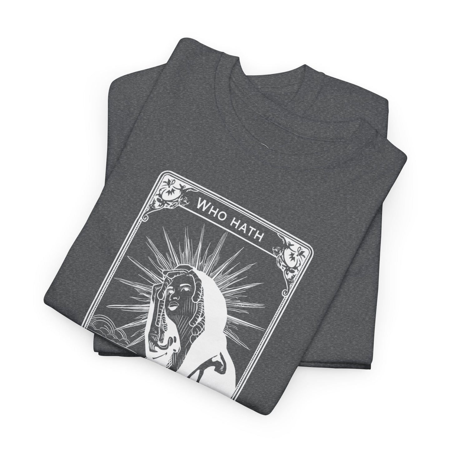 The Audacity Tarot Card 100% Cotton Tee x WHT