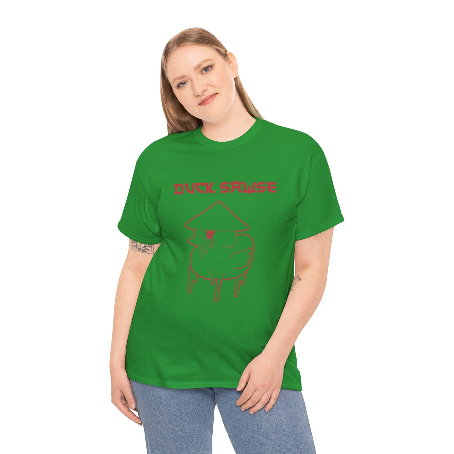 Duck Sawse Chinese Take-Out Logo 100% Cotton Tee