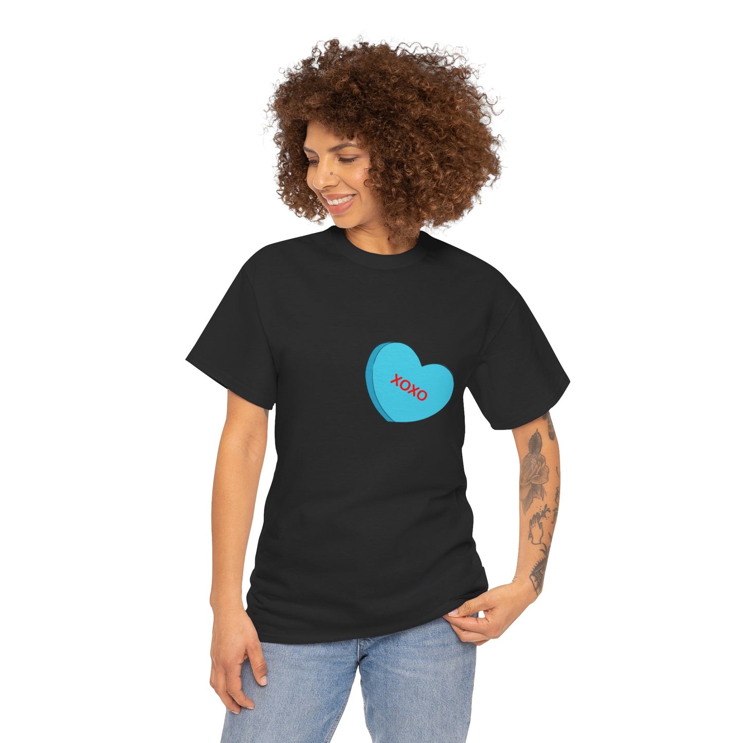 Conversation Heart Duck Sawse Logo Tee Heavy Cotton 06