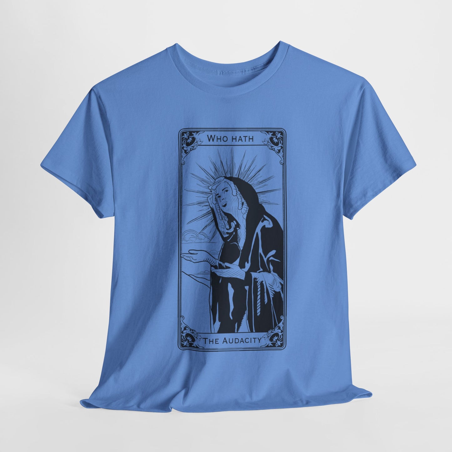 The Audacity Tarot Card 100% Cotton Tee x BLK