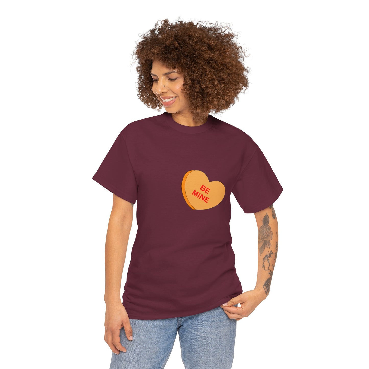 Conversation Heart Duck Sawse Logo Tee Heavy Cotton 01