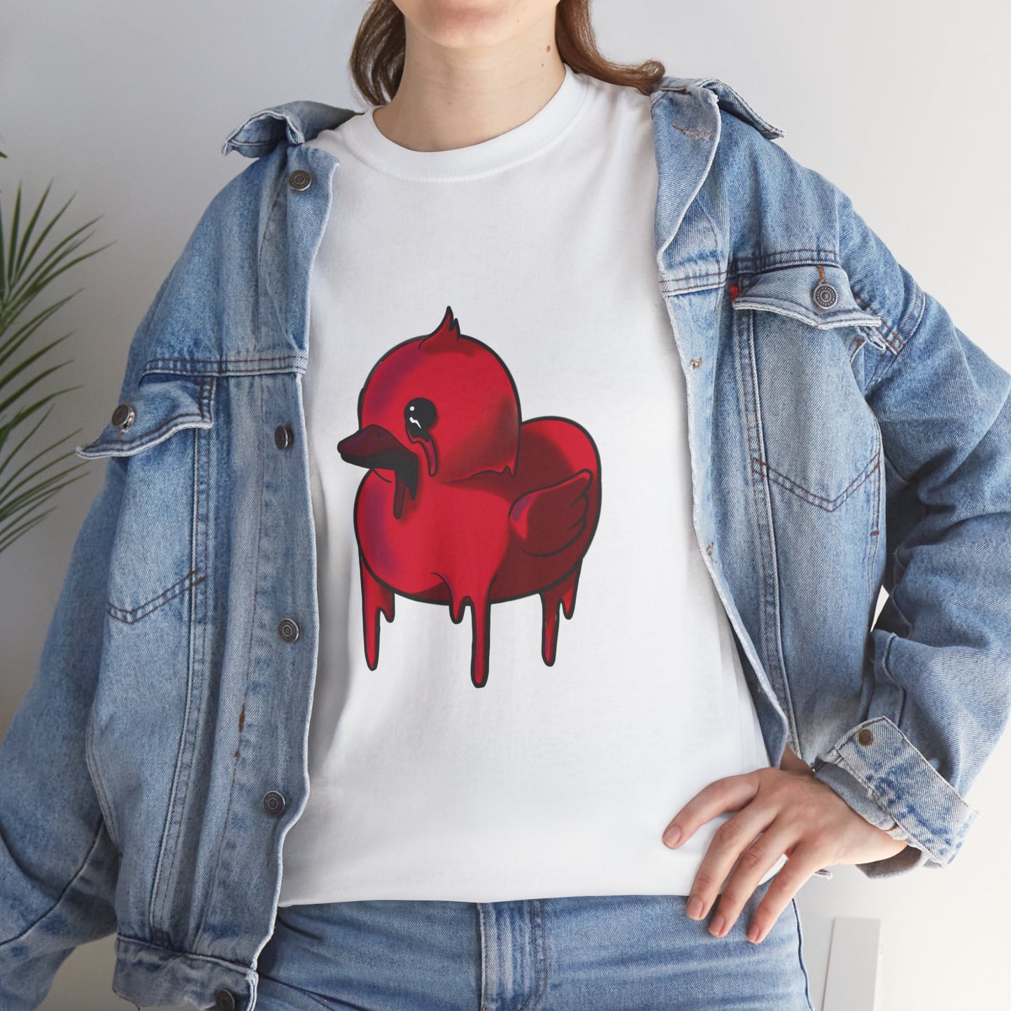 Red Suede Duck Sawse Tee Heavy Cotton